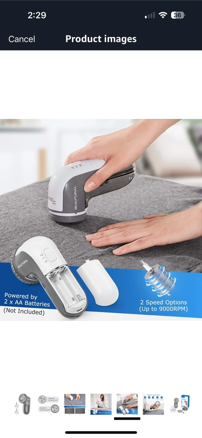 ‼️MOVING SALE‼️ Lint Remover Fabric Shaver image indicator(5)