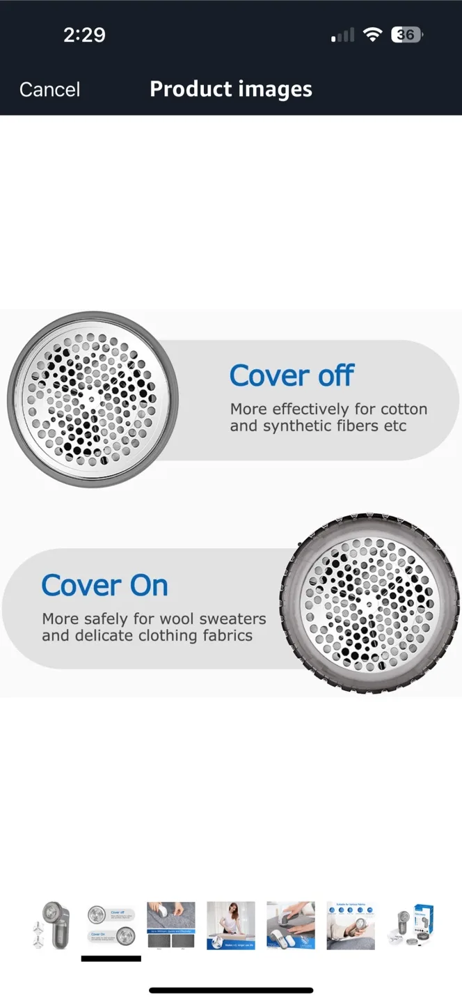 ‼️MOVING SALE‼️ Lint Remover Fabric Shaver image indicator(2)