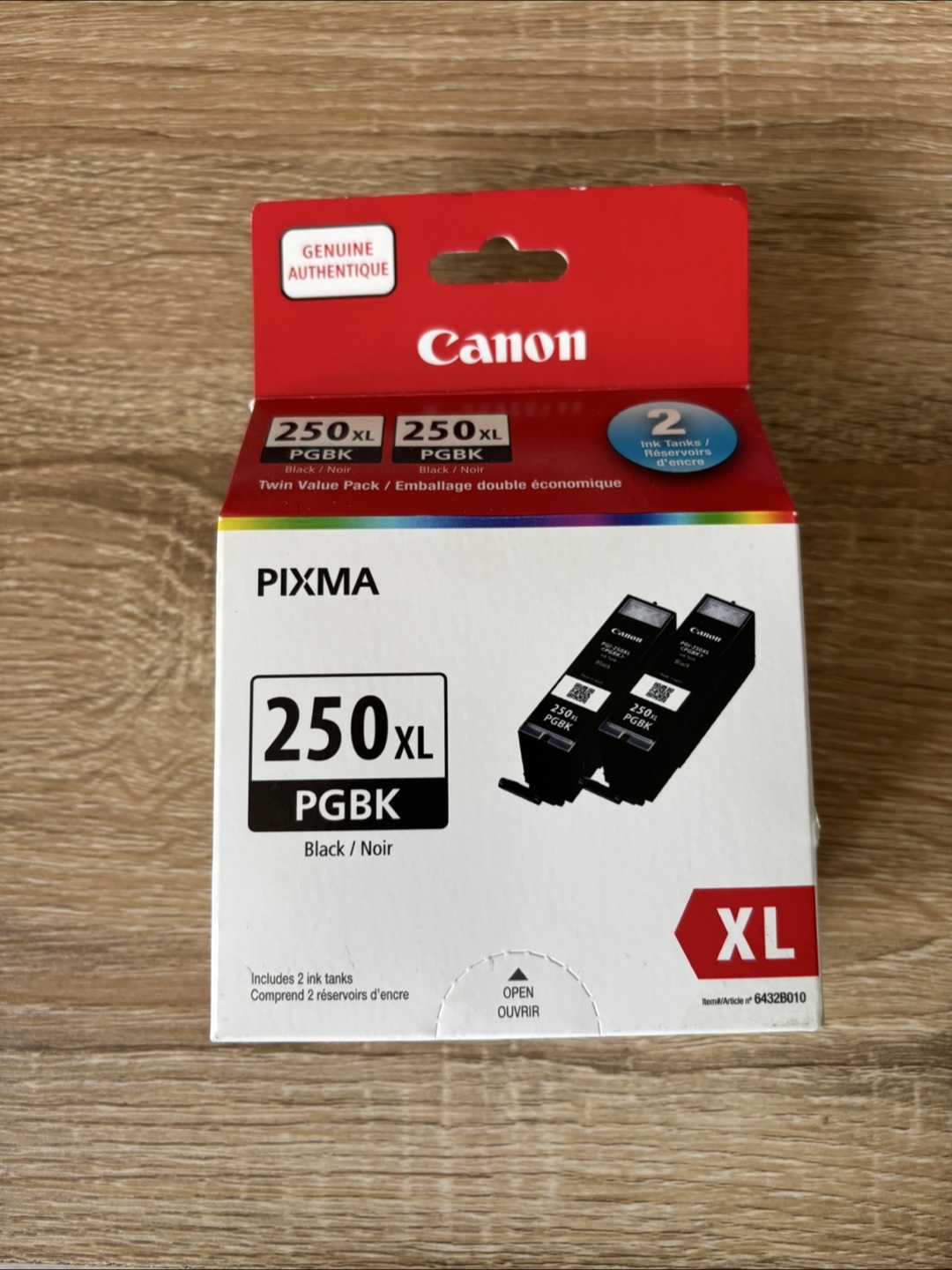Canon PIXMA 250XL PGBK Black Ink Twin Pack