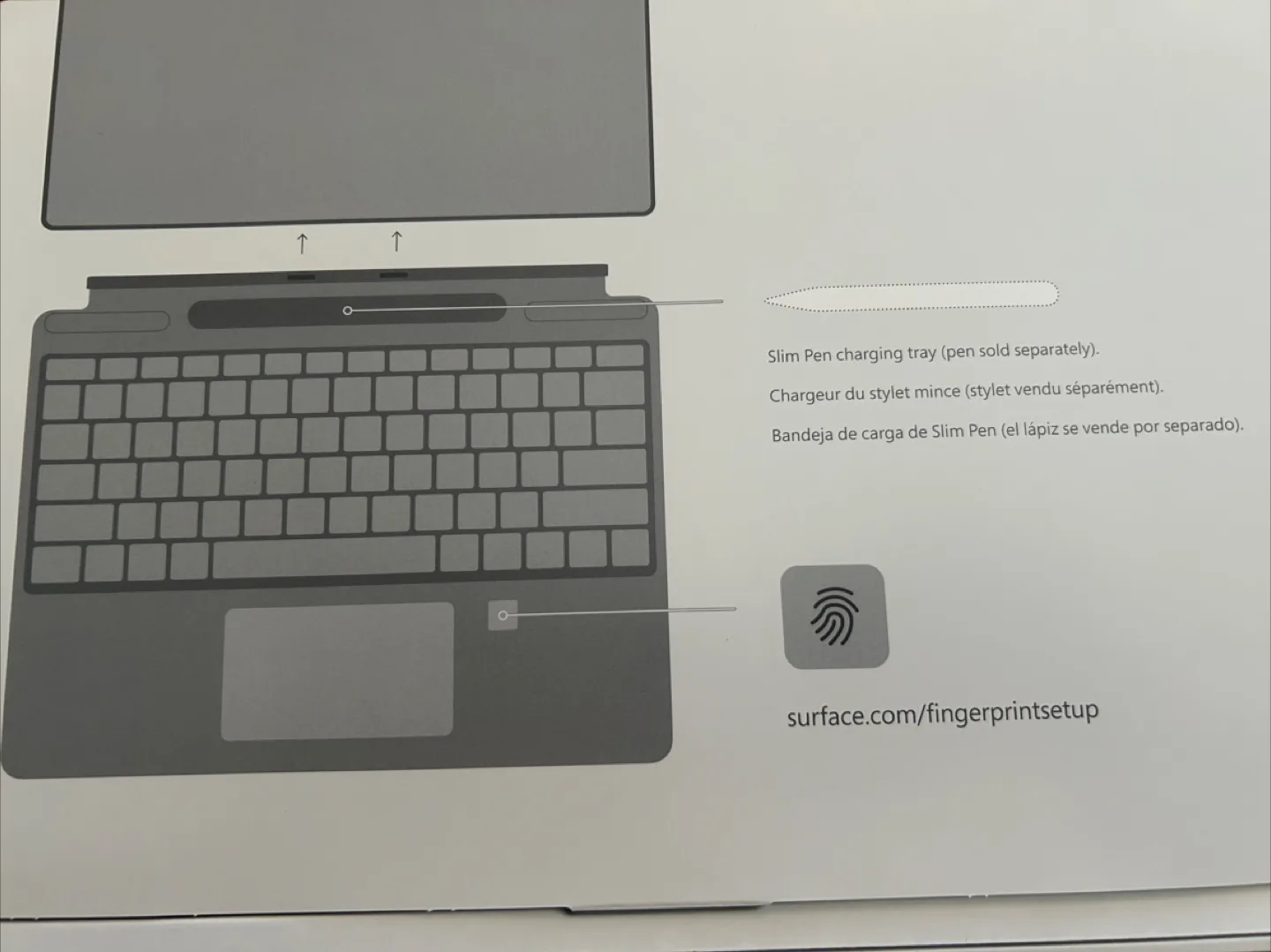 Brand New Microsoft Surface Pro Cover Keyboard wt Fingerprint ID image indicator(10)