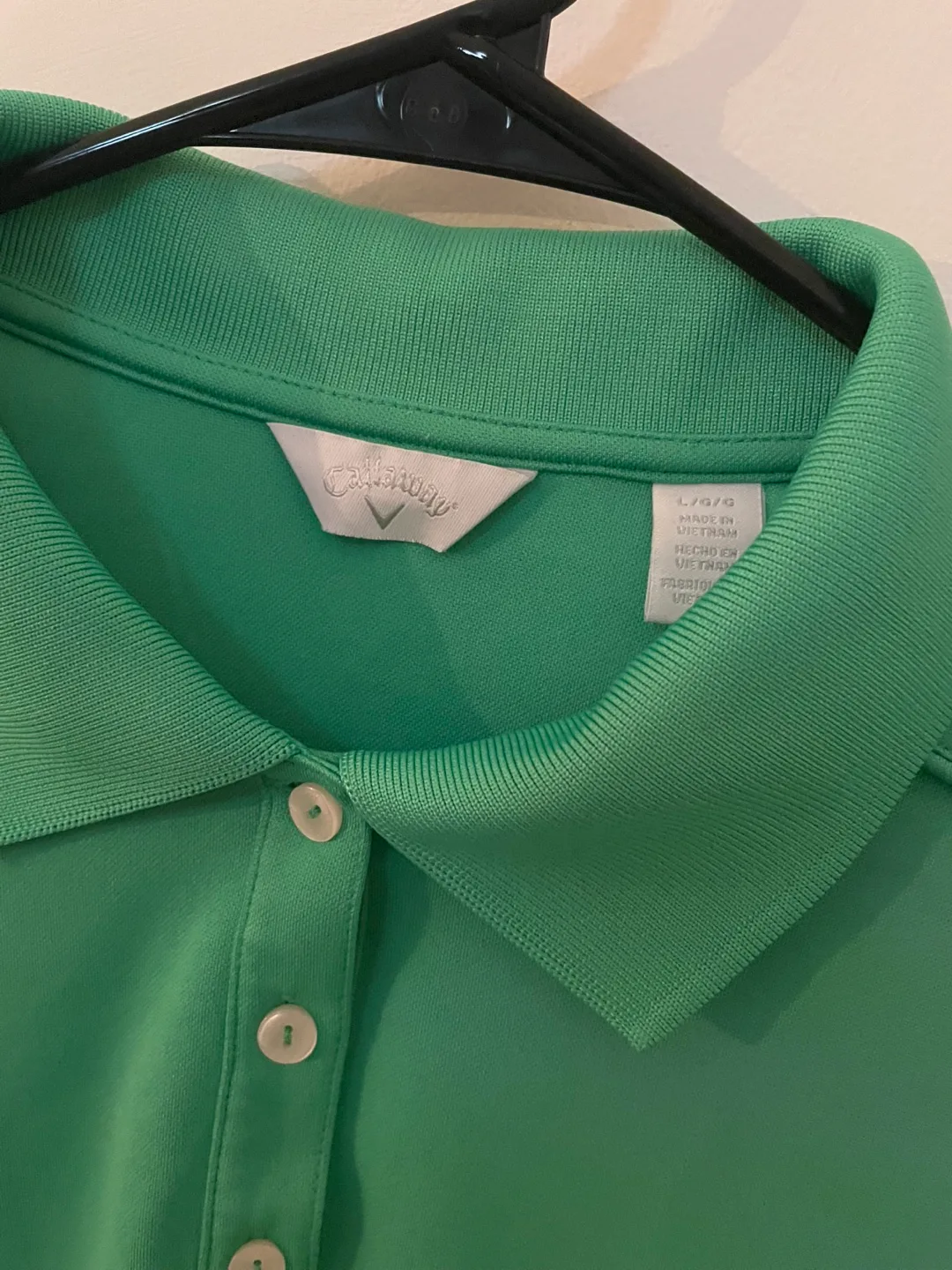 Callaway Green Golf Polo Size L image indicator(2)