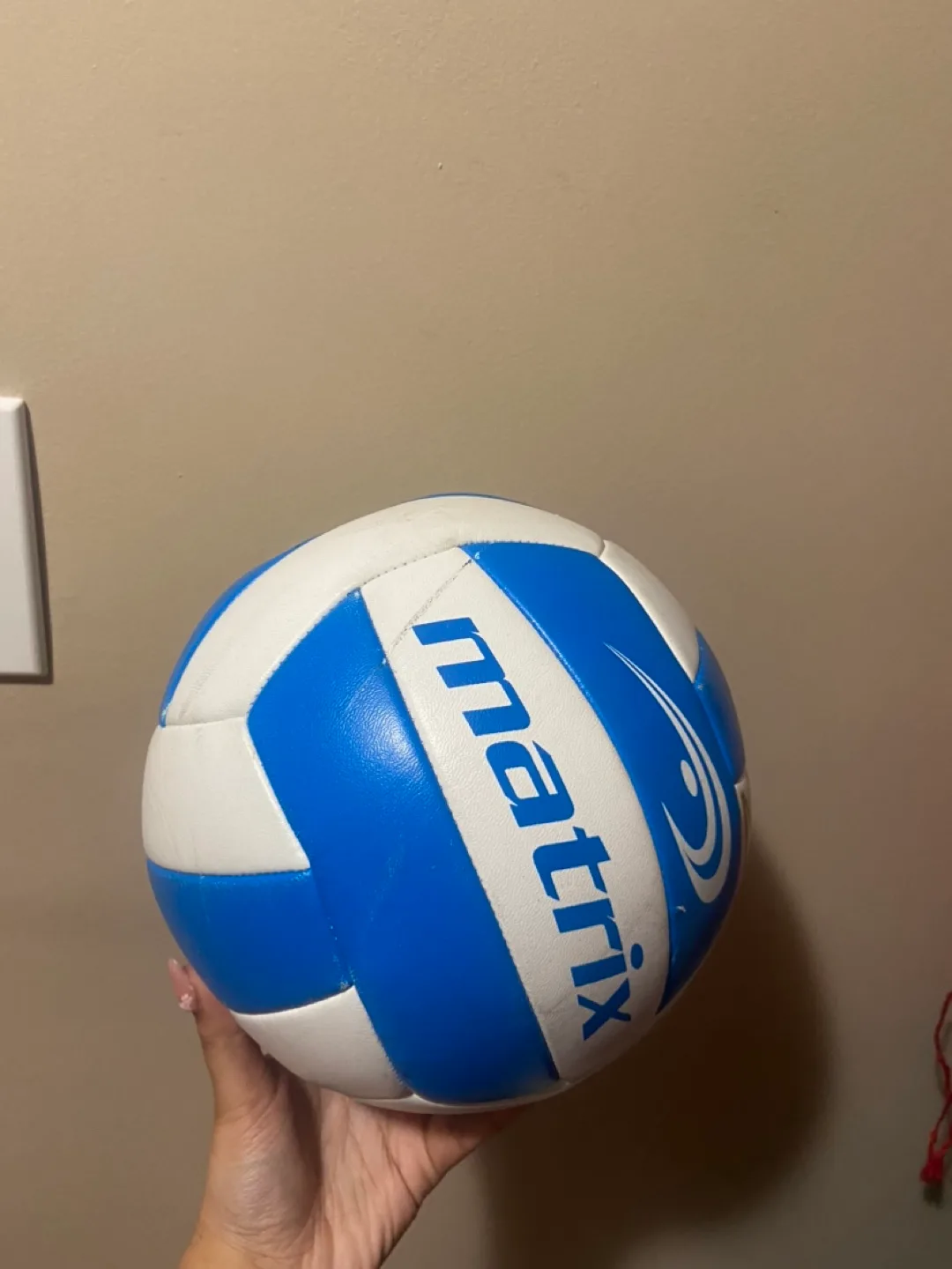 Matrix Volleyball - Blue & White thumbnail