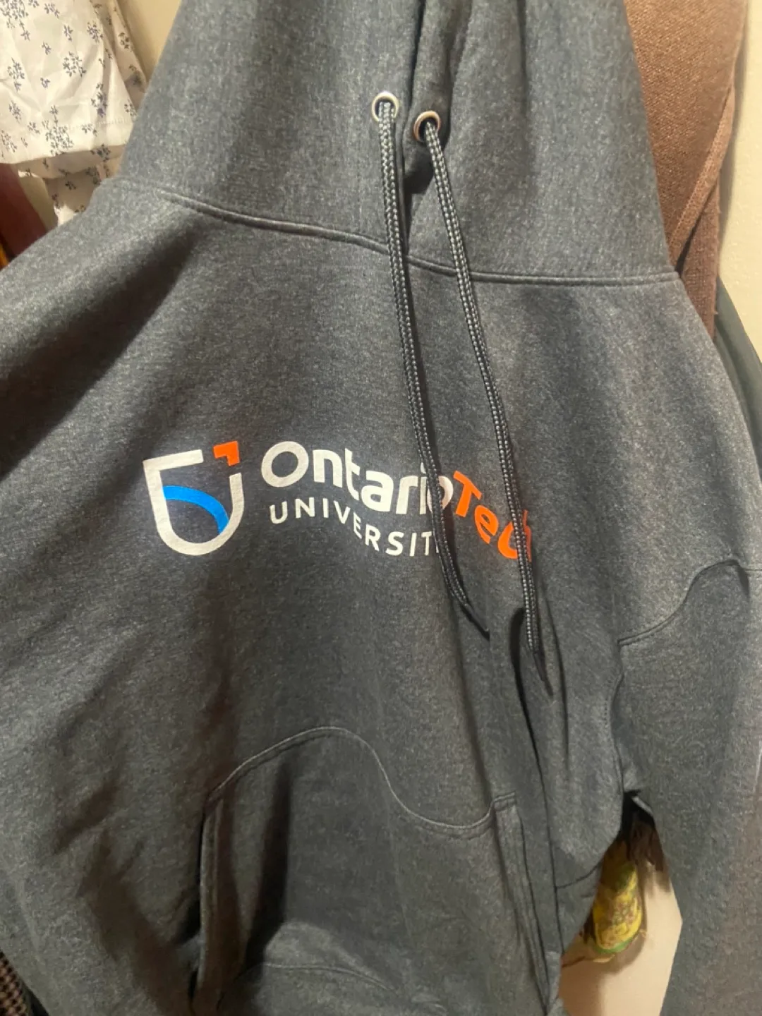 Ontario Tech University Hoodie - Grey thumbnail