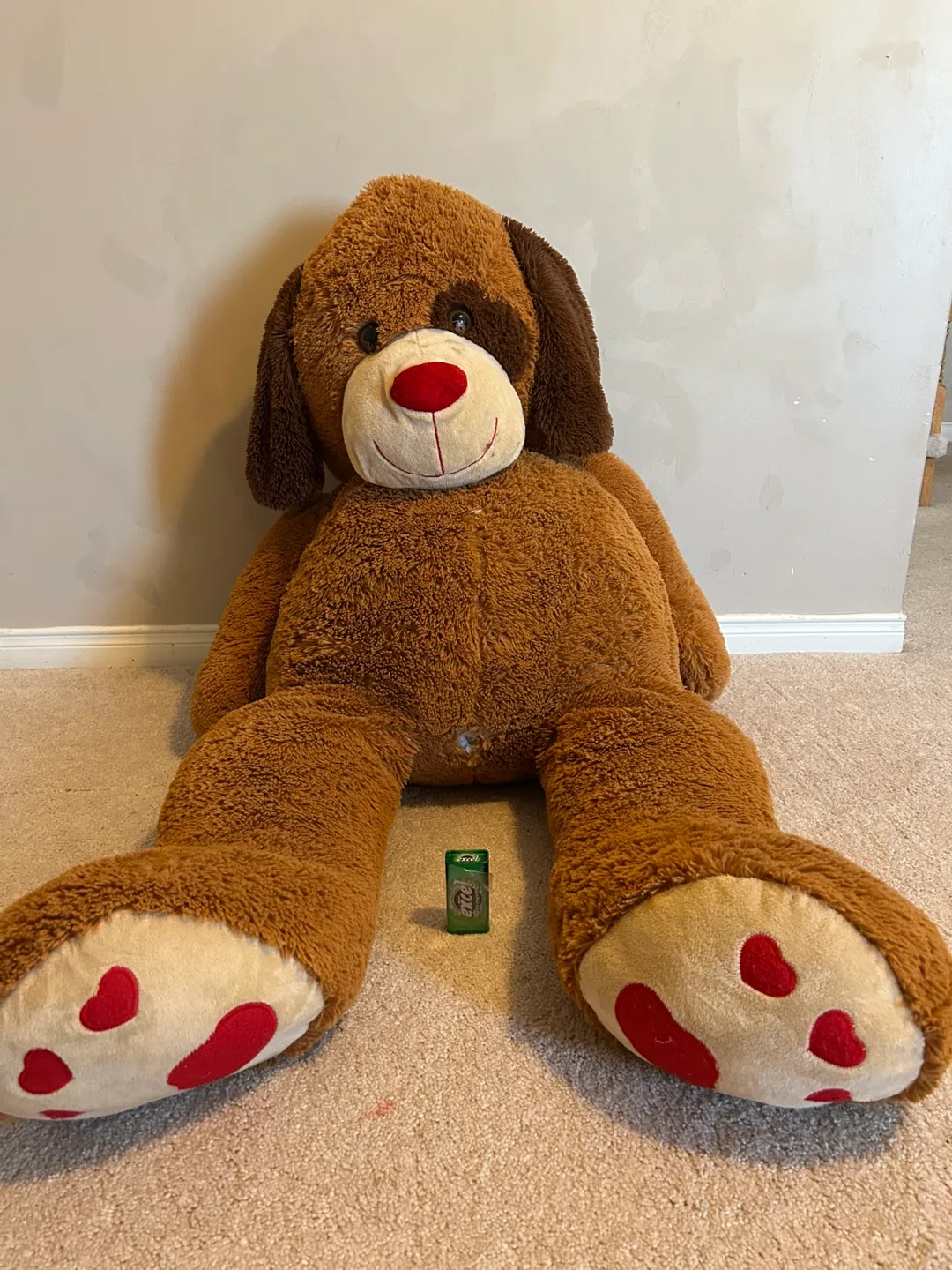 Giant Brown Stuffed Dog thumbnail