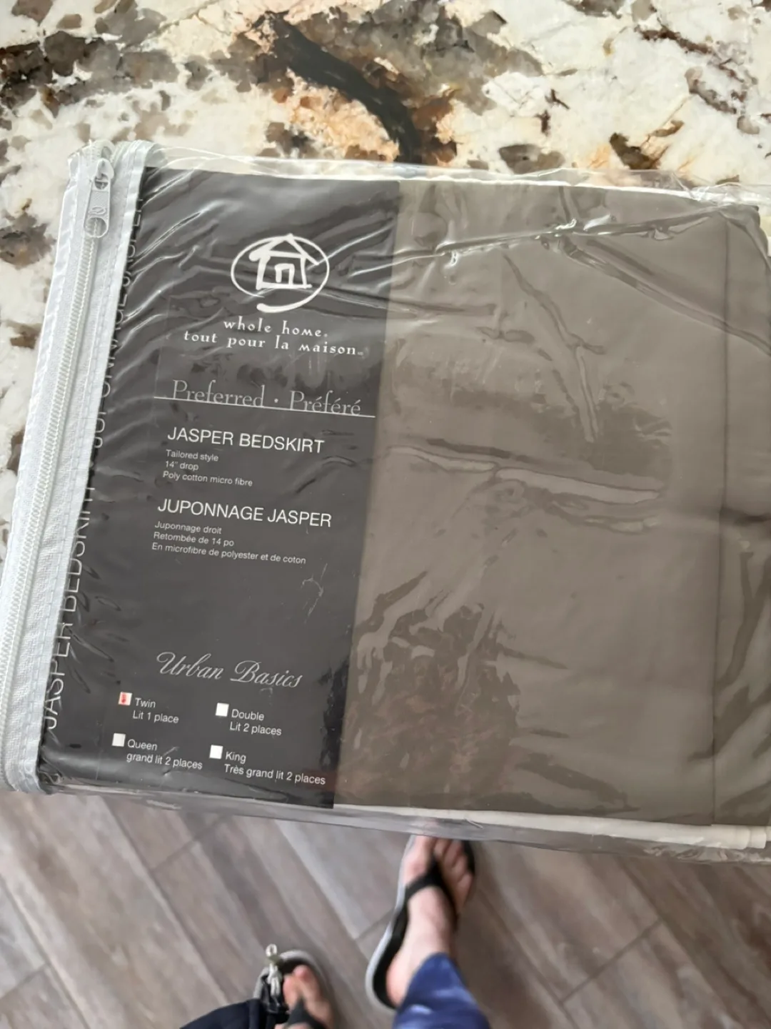 Whole Home Jasper Bedskirt - Twin Size thumbnail