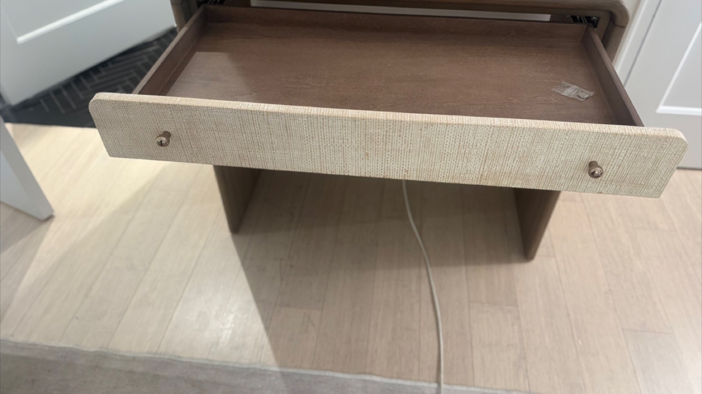 Wood Desk with Drawer - photo 4
