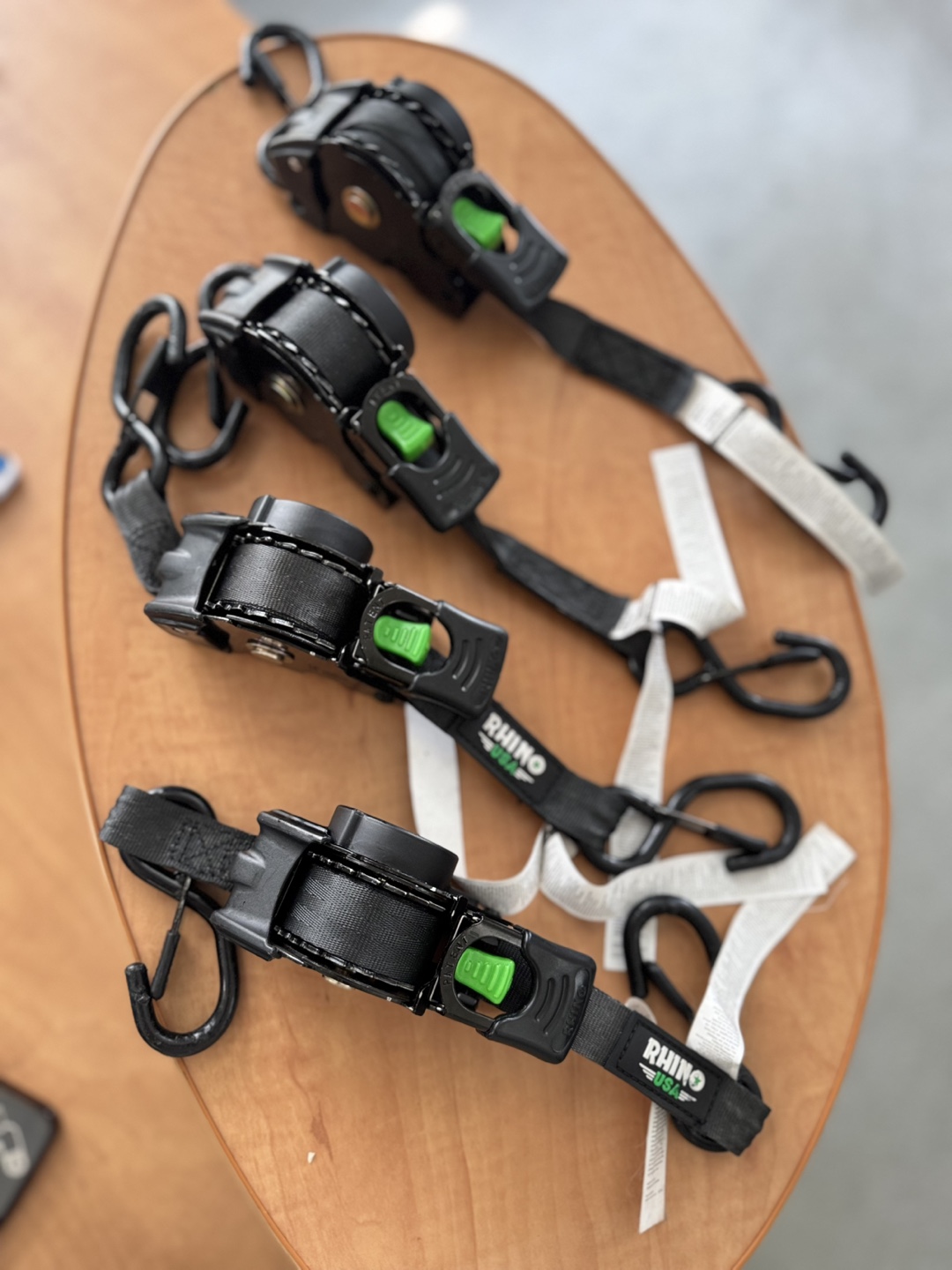 Rhino USA Ratchet Tie Down Straps (Set of 4)