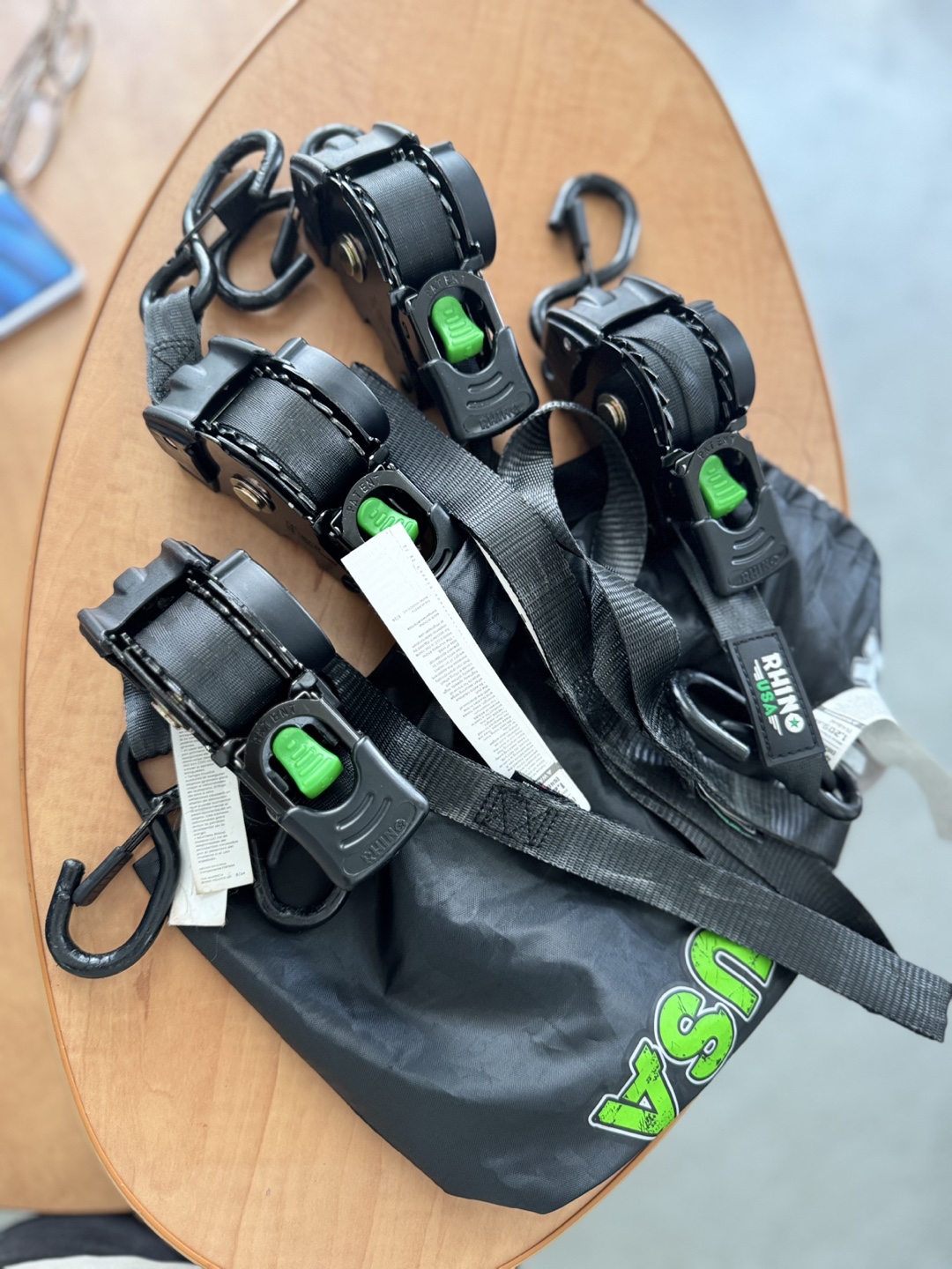Rhino USA Ratchet Tie Down Straps (Set of 4) - photo 2
