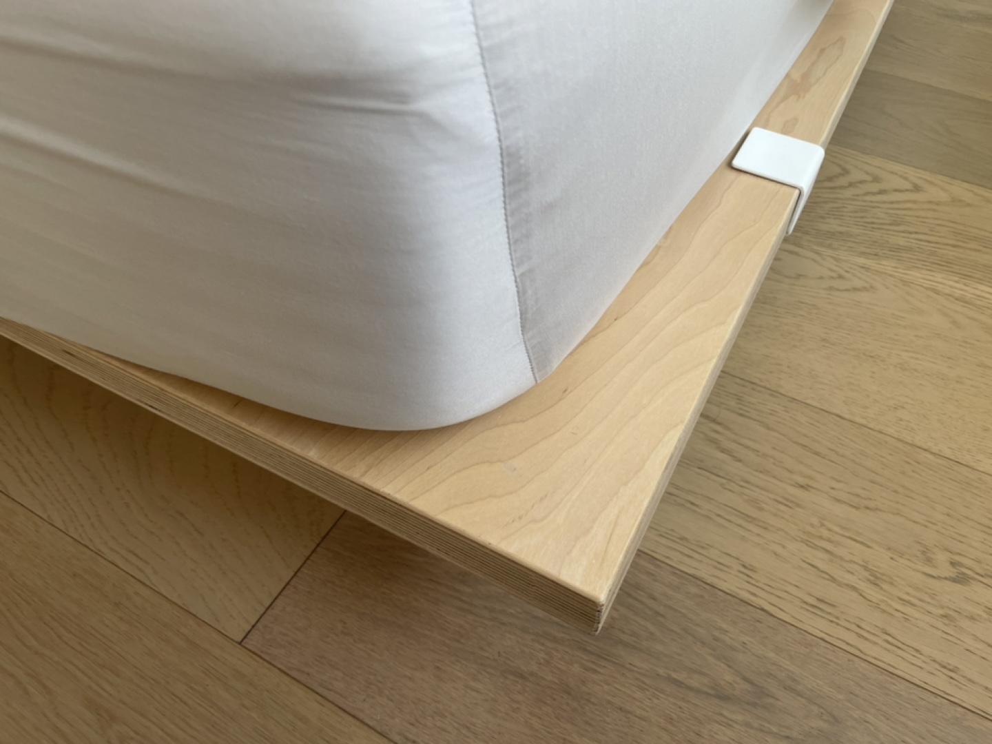 Floyd Bed Frame & Headboard - Queen/Full, Birch, White Hardware - photo 4