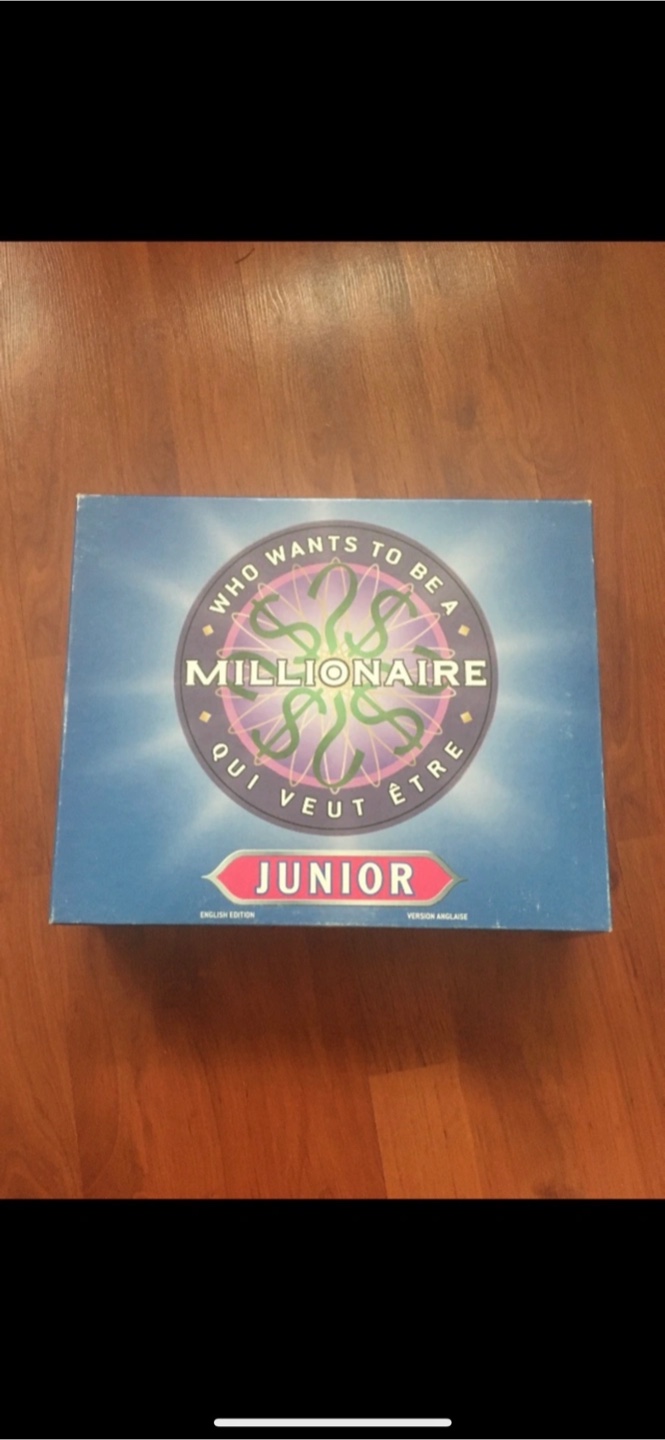Who Wants to be a Millionaire Junior Board Game