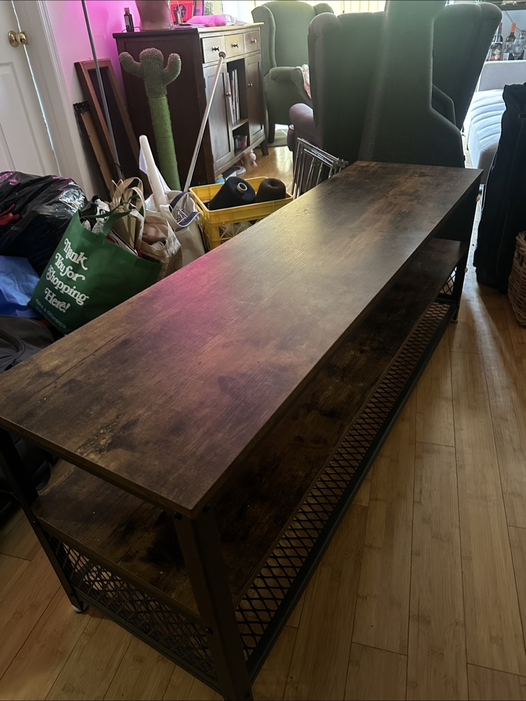 Rustic Brown TV Stand - Entertainment Center - photo 4