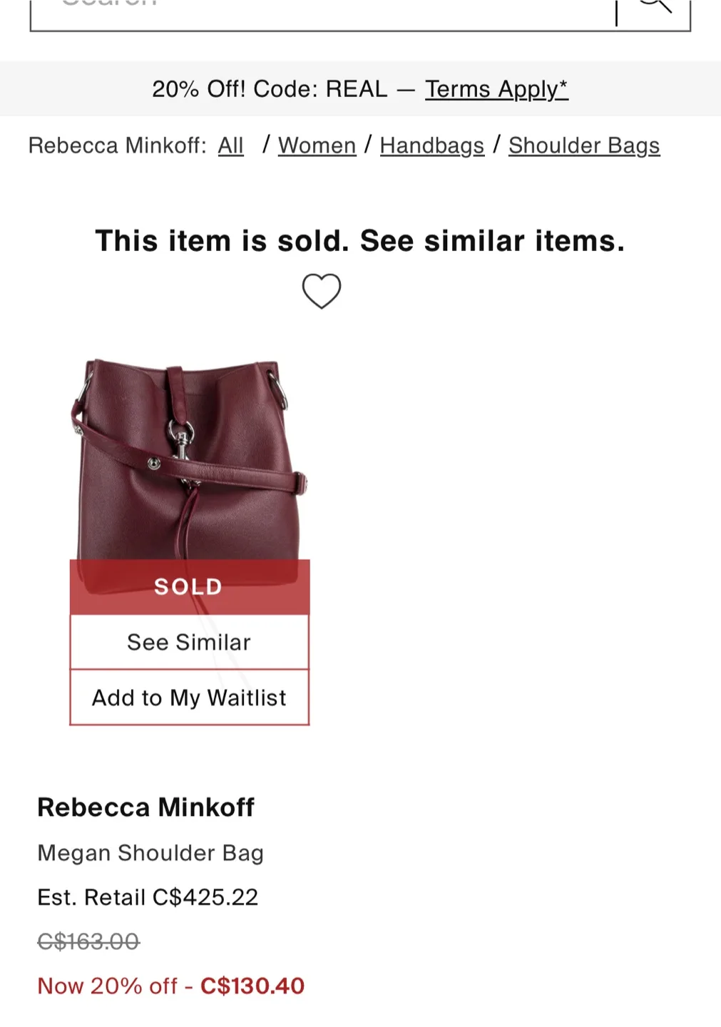 Rebecca Minkoff Burgundy Leather Bucket Bag image indicator(7)