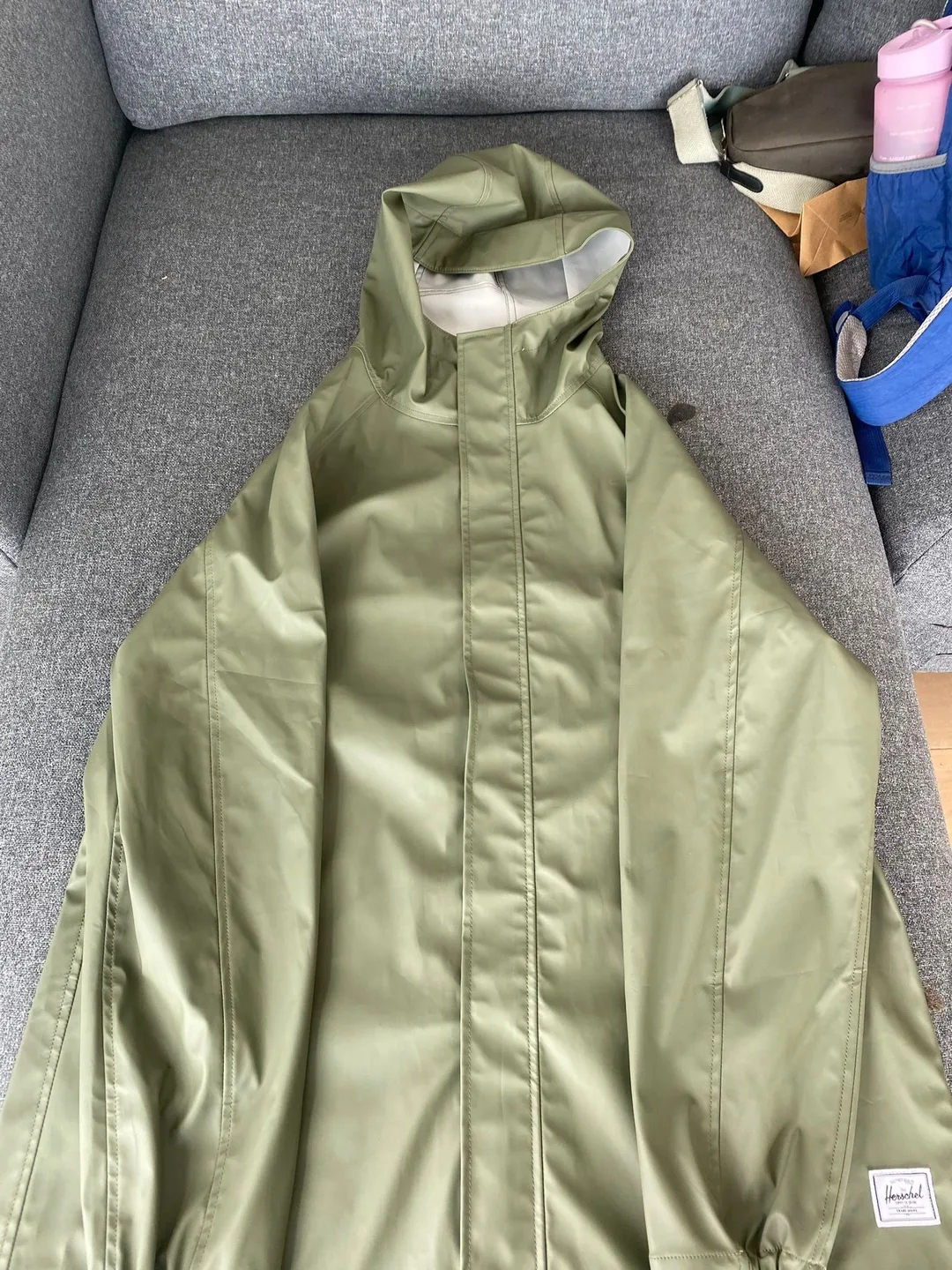 Herschel Rain Jacket - Olive Green thumbnail