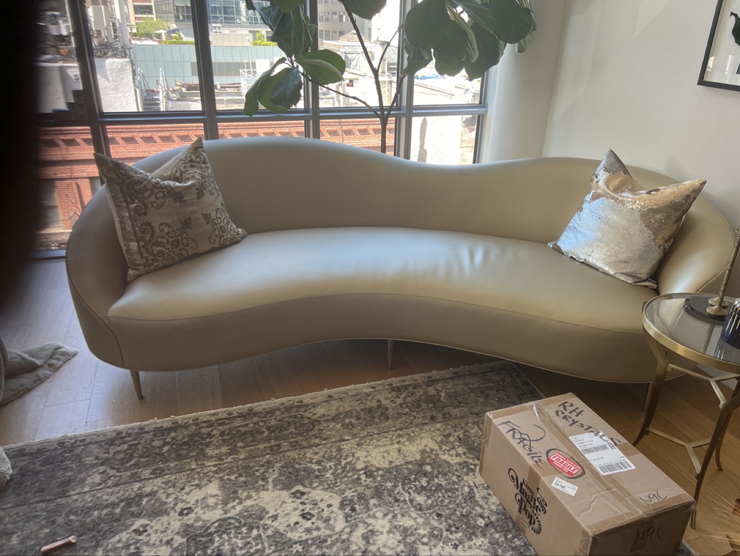 Mid century style sofa
