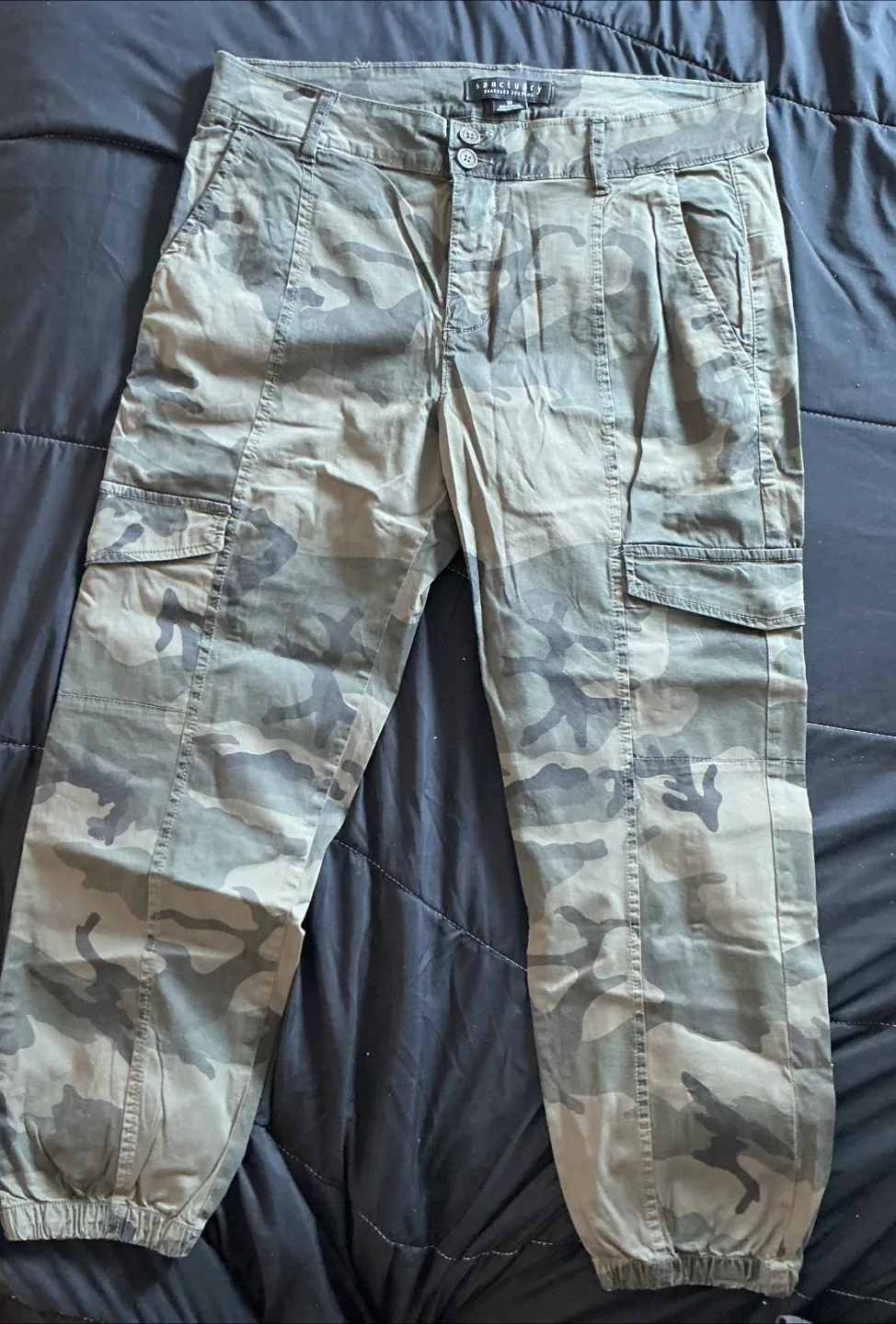 Sanctuary Camo Cargo Pants - Size 32 thumbnail
