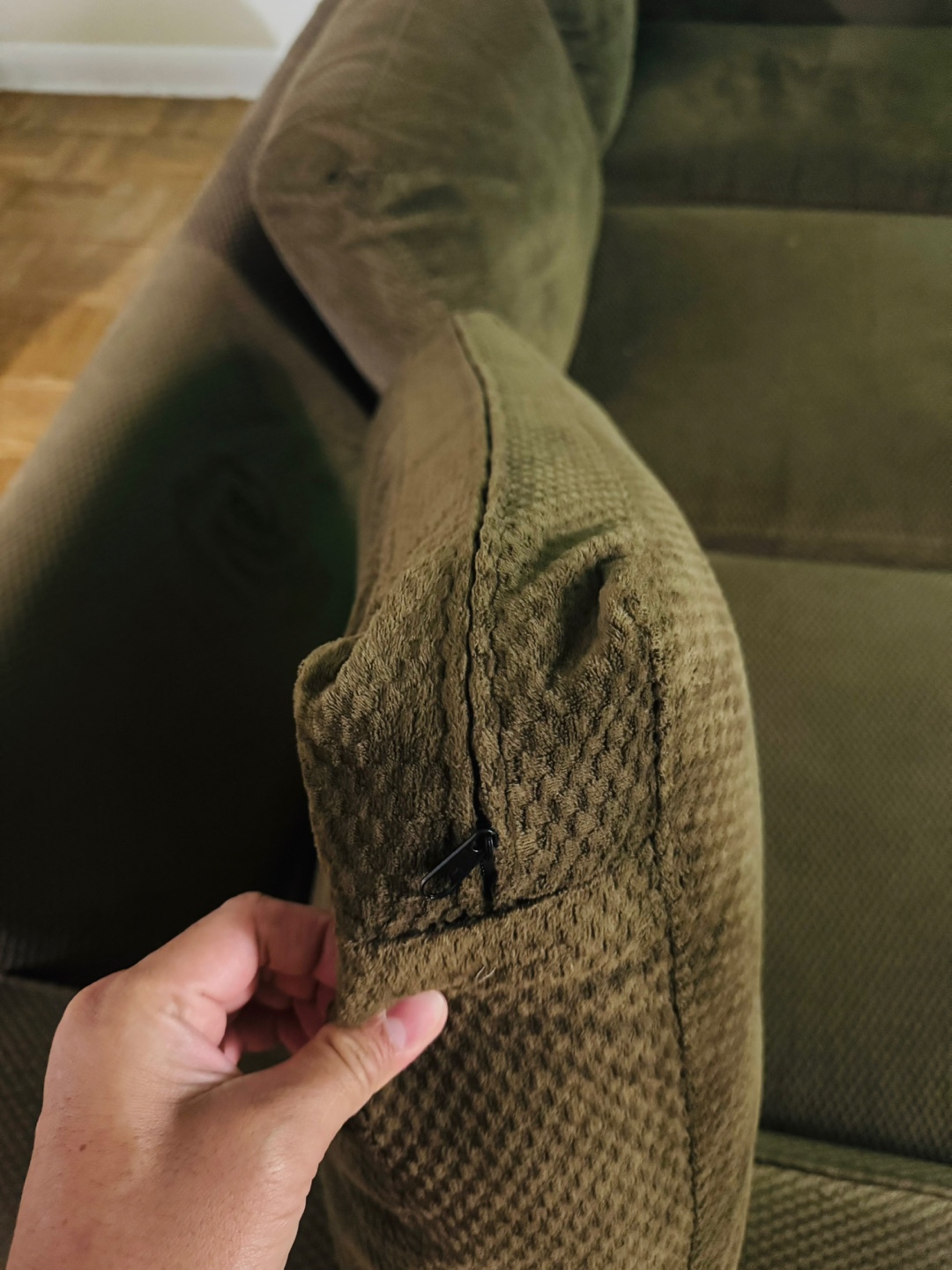 Urban Barn Brown Sectional Sofa - photo 3