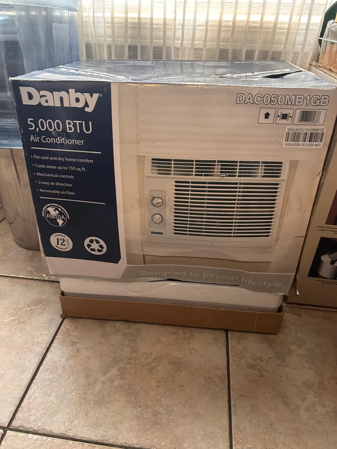 Danby 5,000 BTU Air Conditioner - DAC050MB1GB image indicator(2)