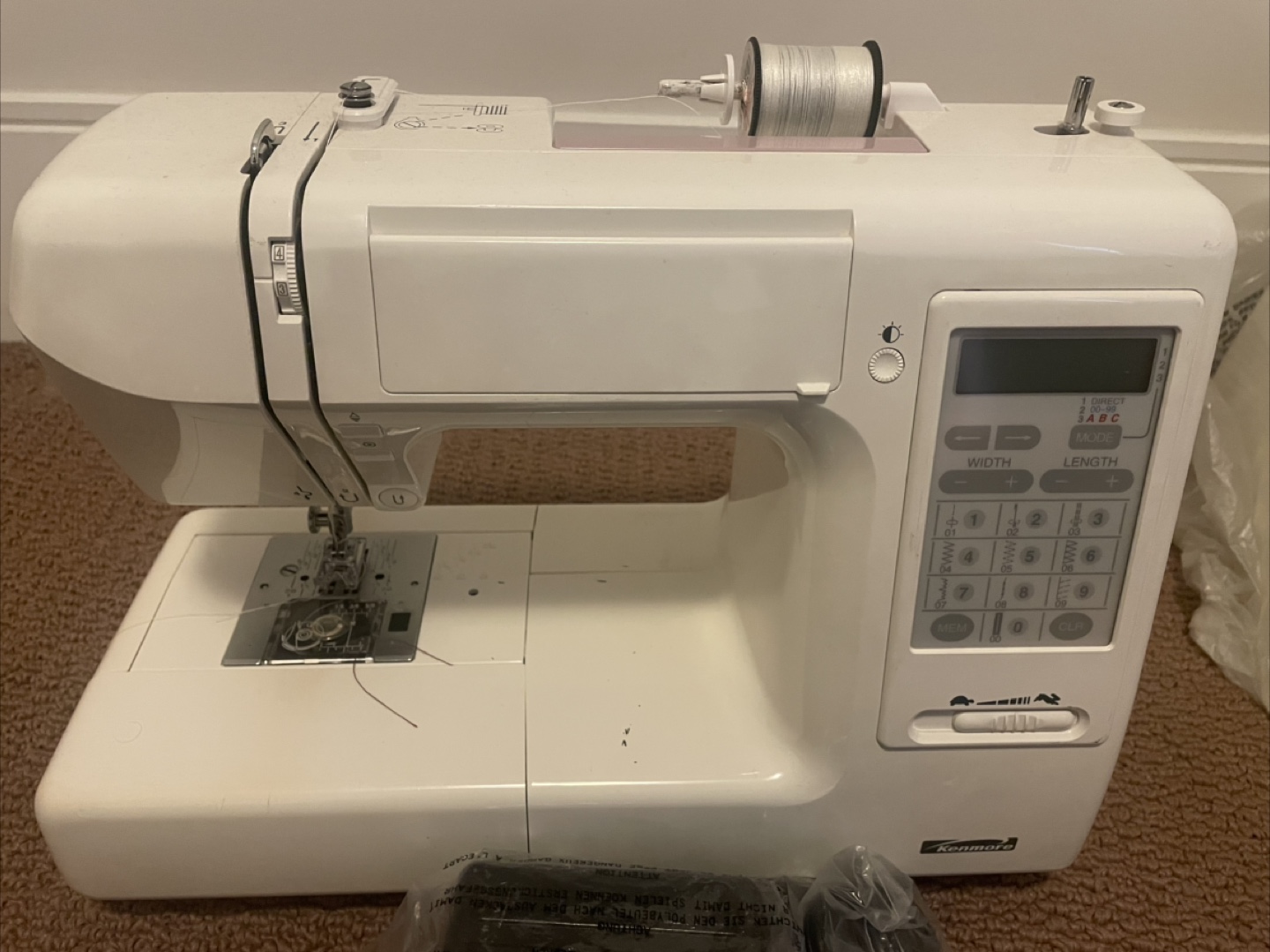 MOVING SALE- Kenmore Computerized Sewing Machine - photo 2
