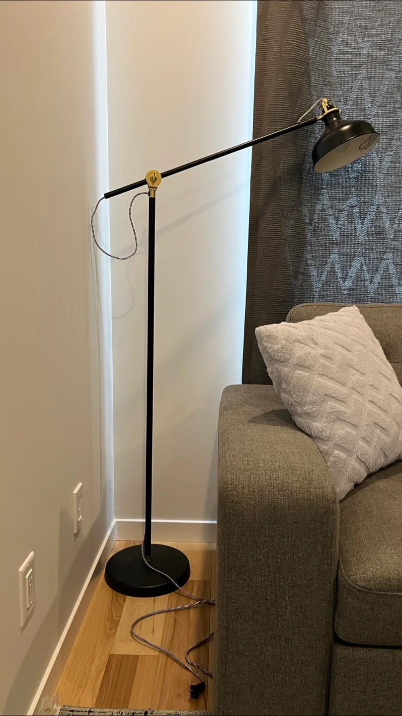 IKEA RANARP Black Floor/Reading Lamp thumbnail