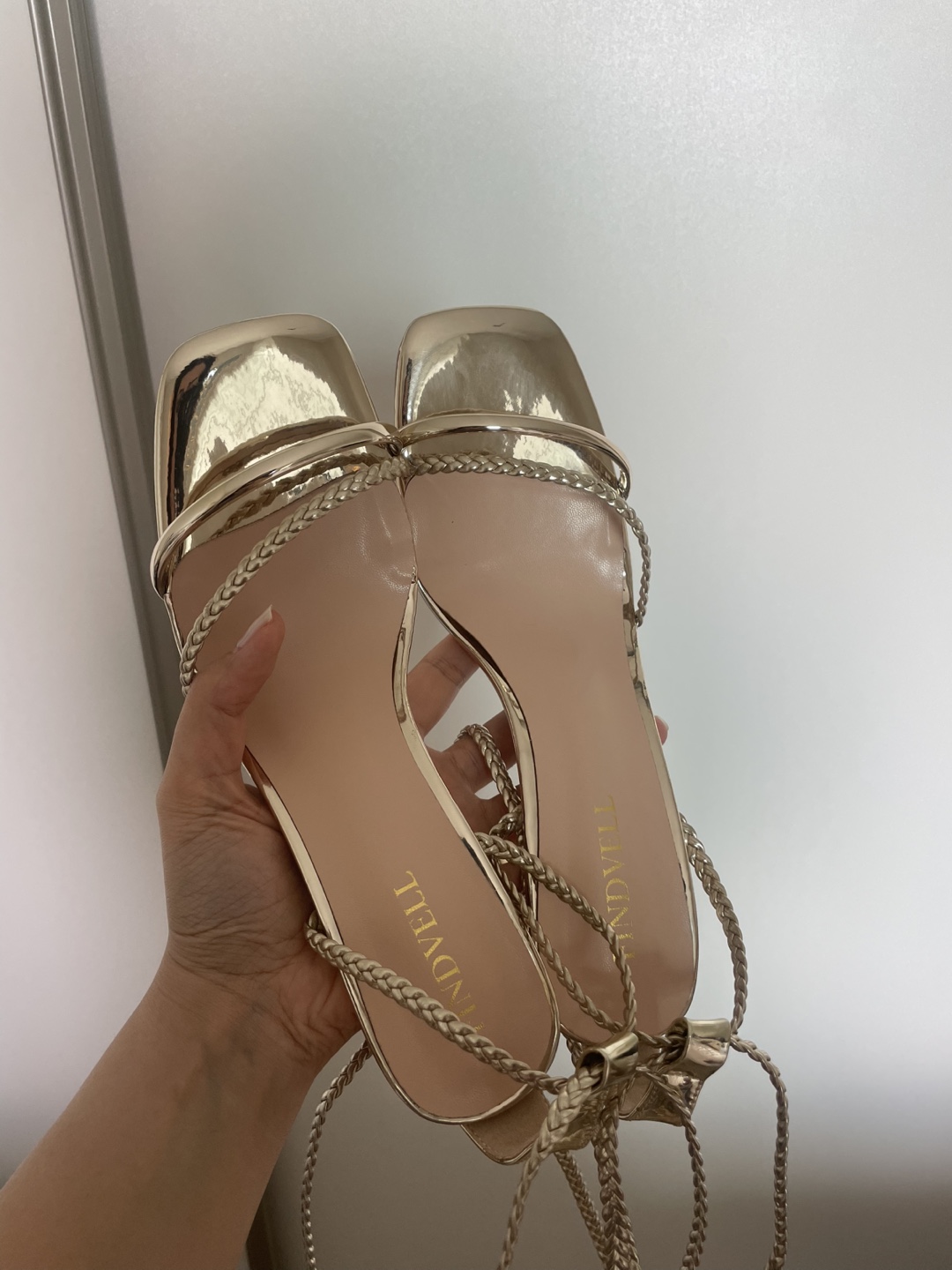 Brand New Strappy Heels - Gold, Size 9.5 - photo 2