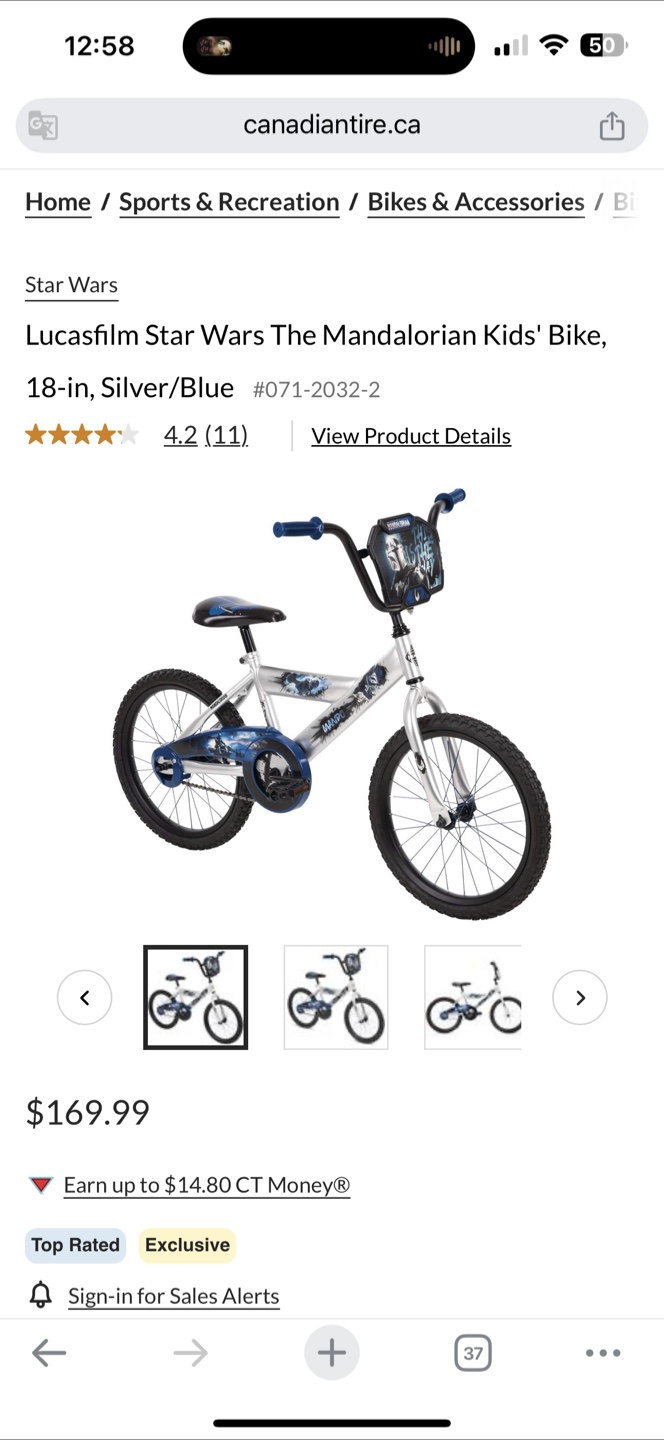 Lucasfilm Star Wars Mandalorian Kids' Bike - 18 inch - photo 3
