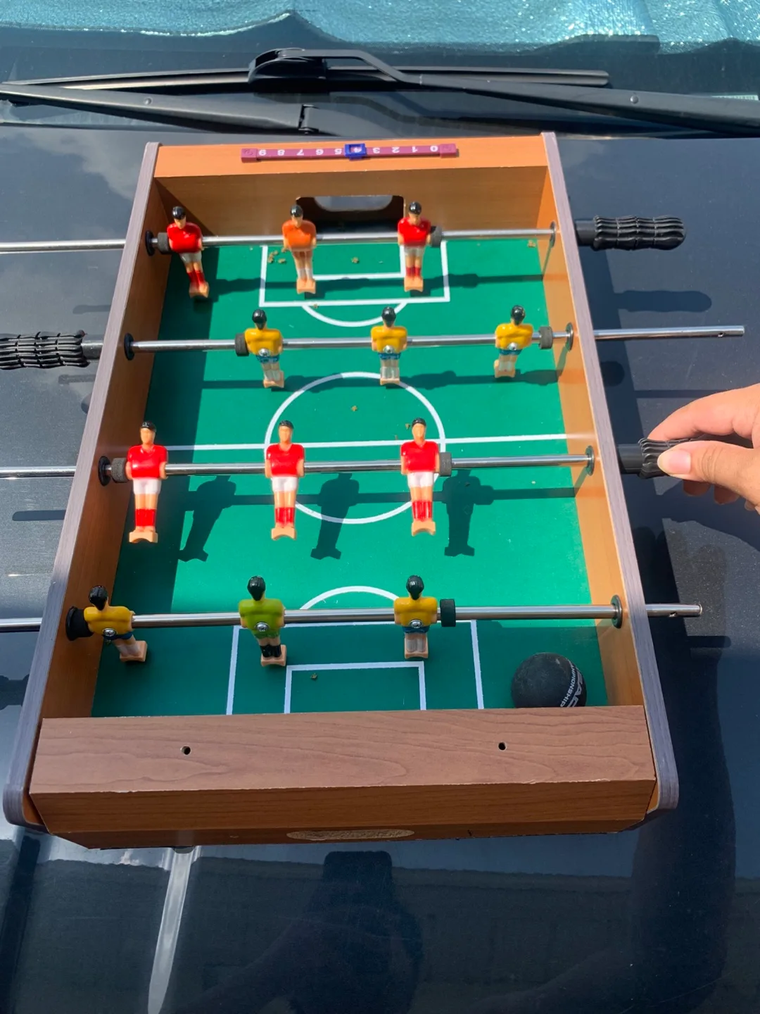 3 Games - Table Foosball, Chess, Darts Games Set thumbnail