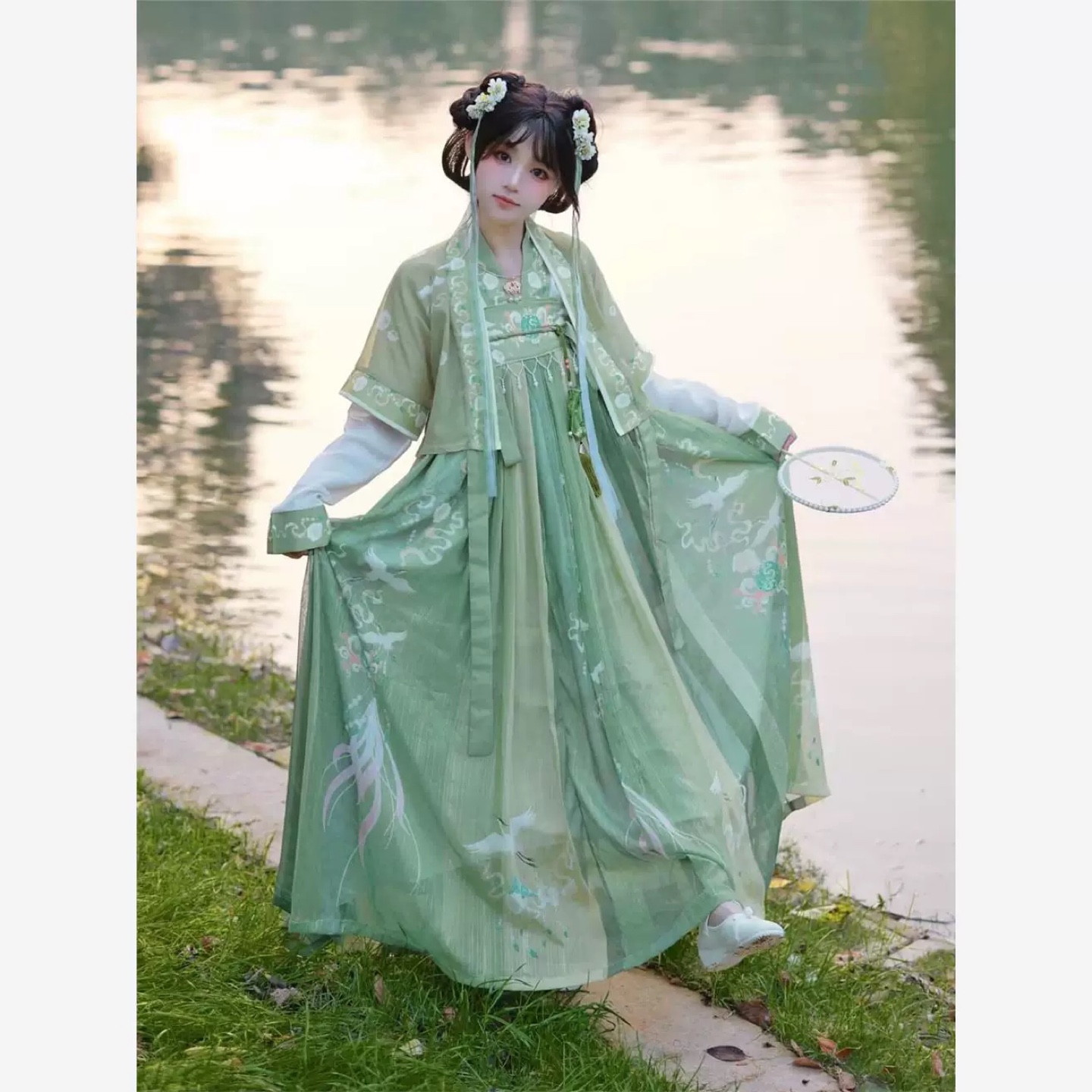 Green Hanfu Dress