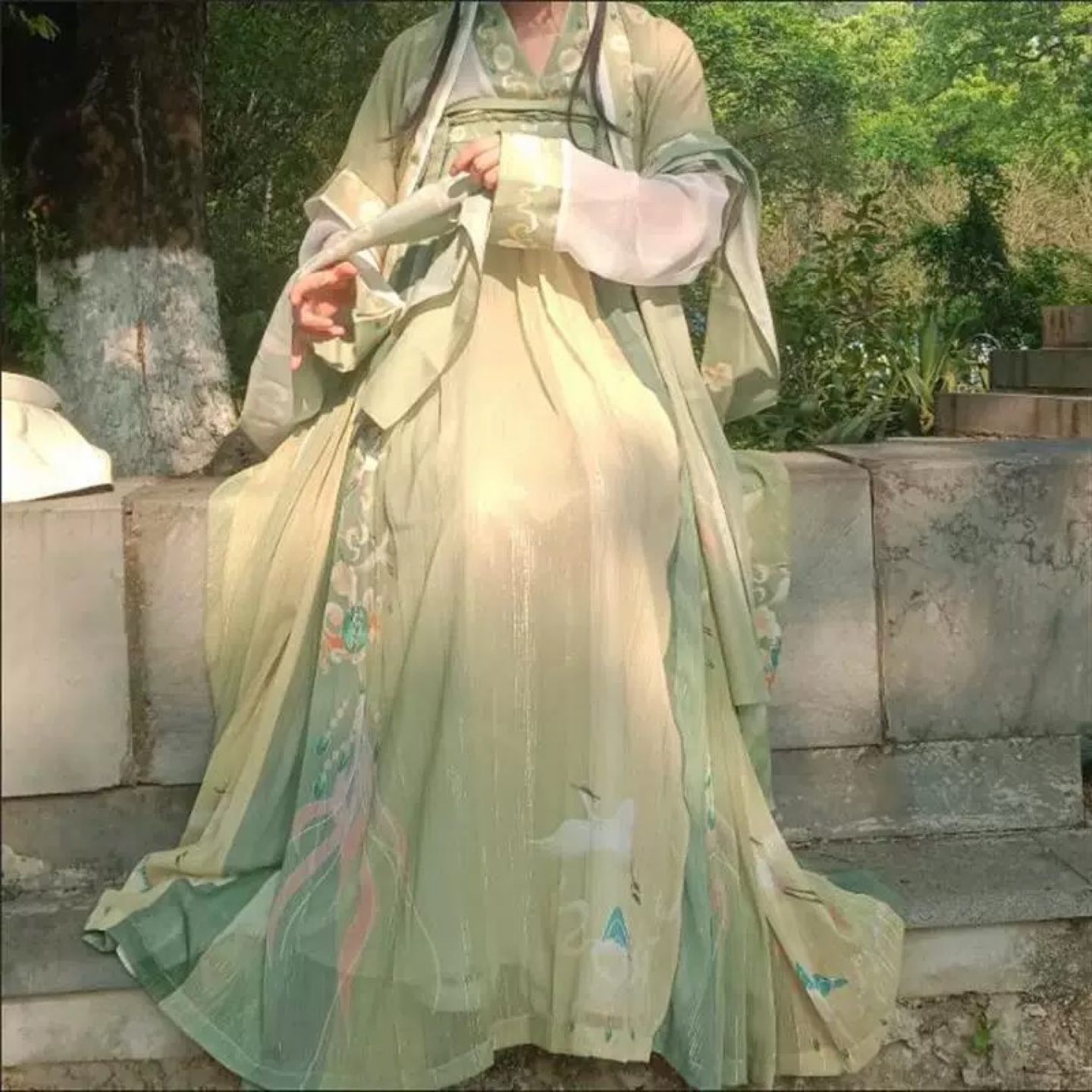 Green Hanfu Dress - photo 5