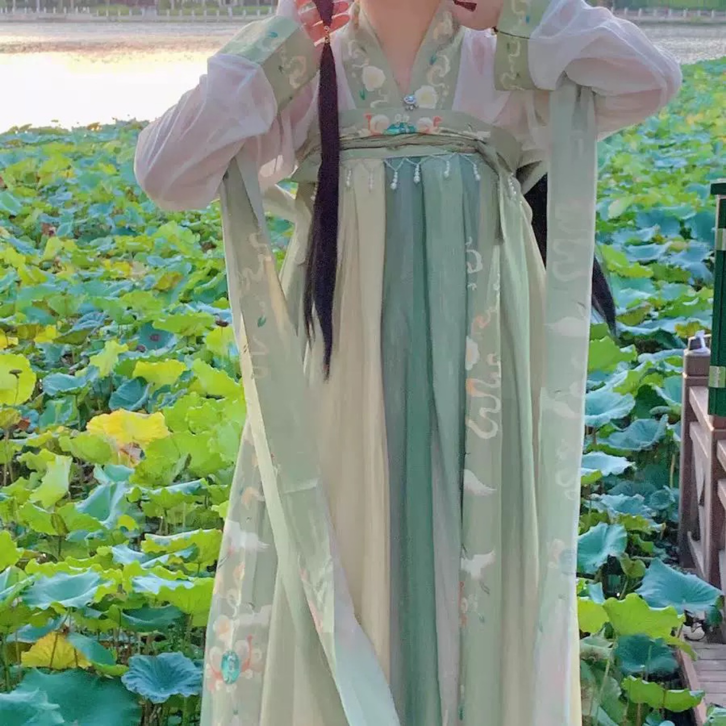 Green Hanfu Dress - photo 4