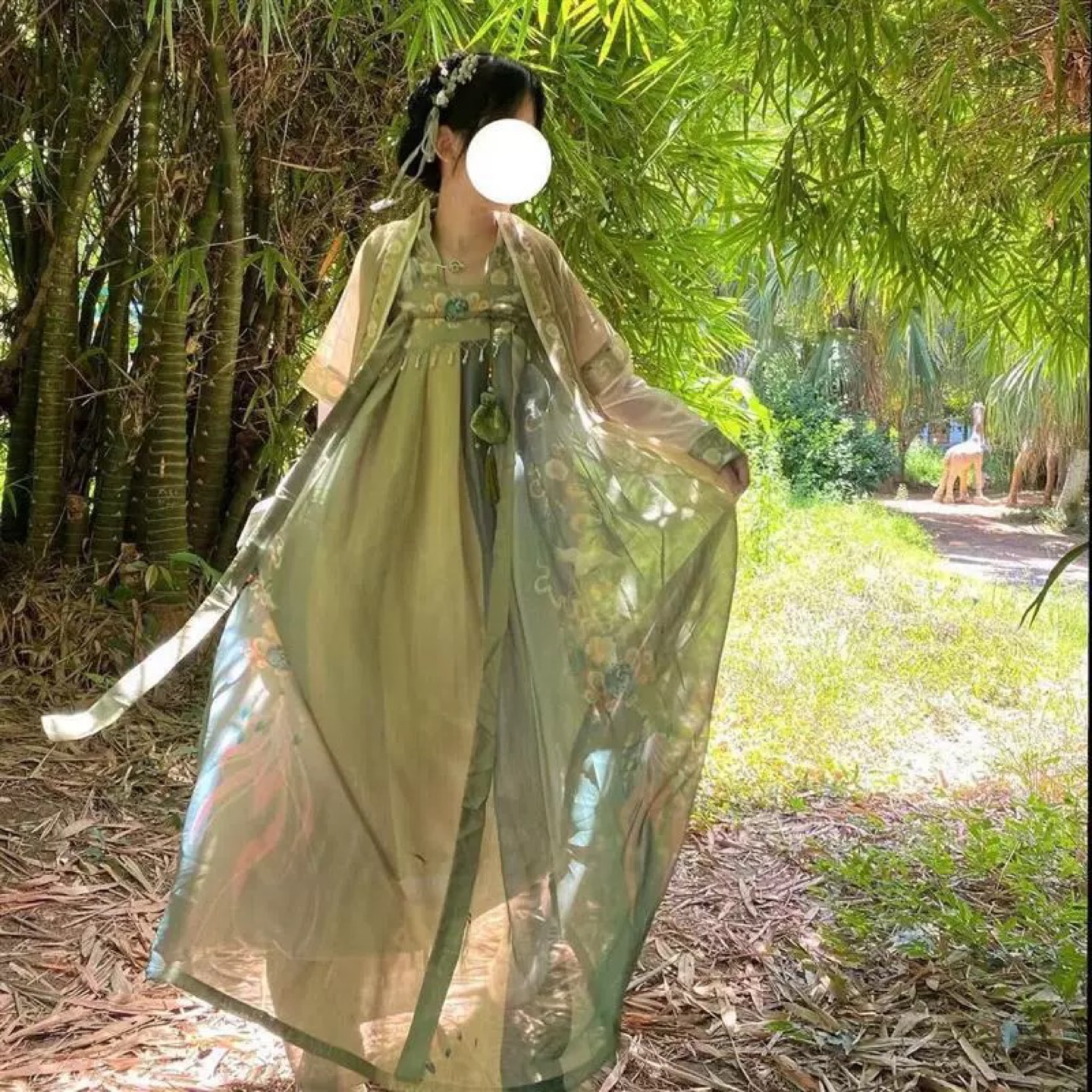 Green Hanfu Dress - photo 3