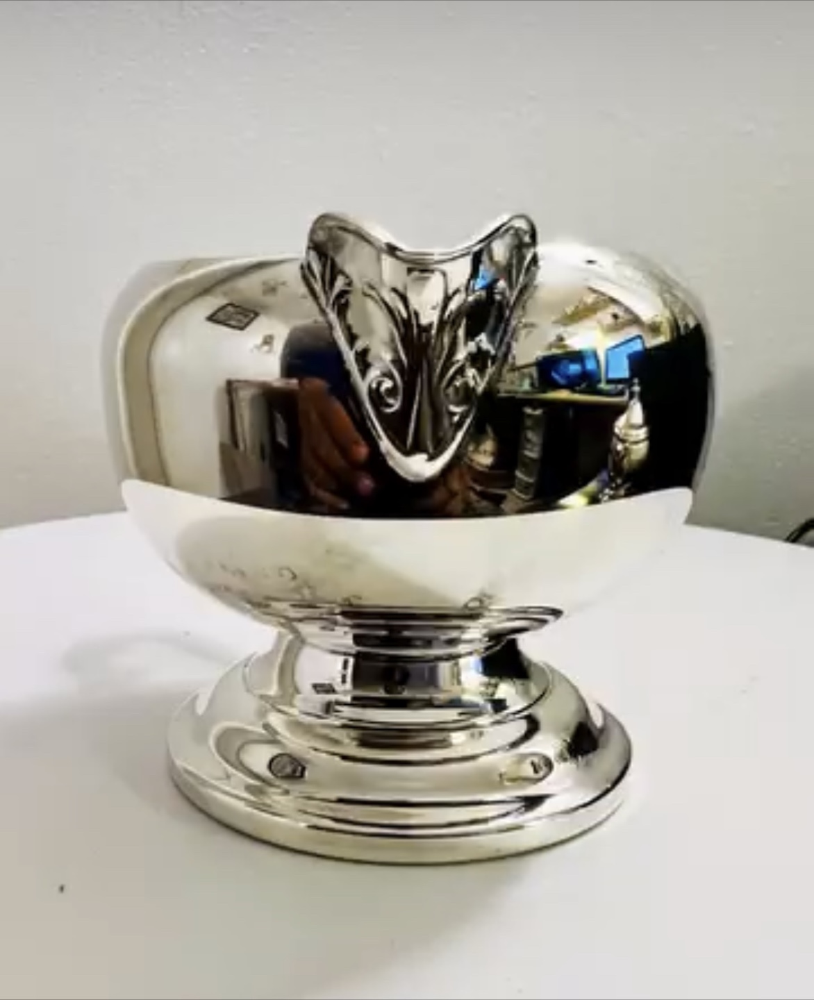 Vintage Silver Plated Creamer and Sugar Bowl Set - photo 3