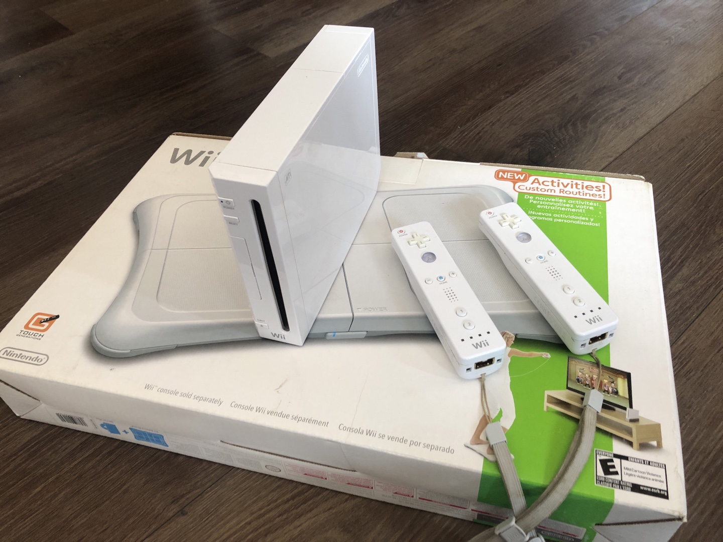 Nintendo Wii Console with board and games