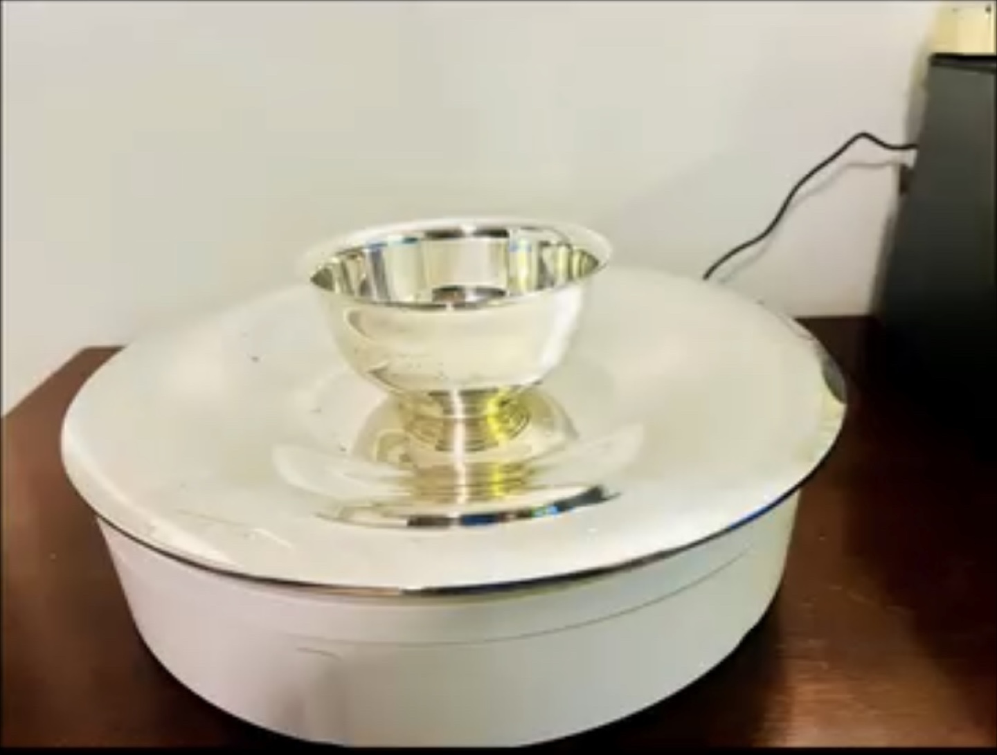 Silver Plated Chip and Dip Serving Platter - photo 3