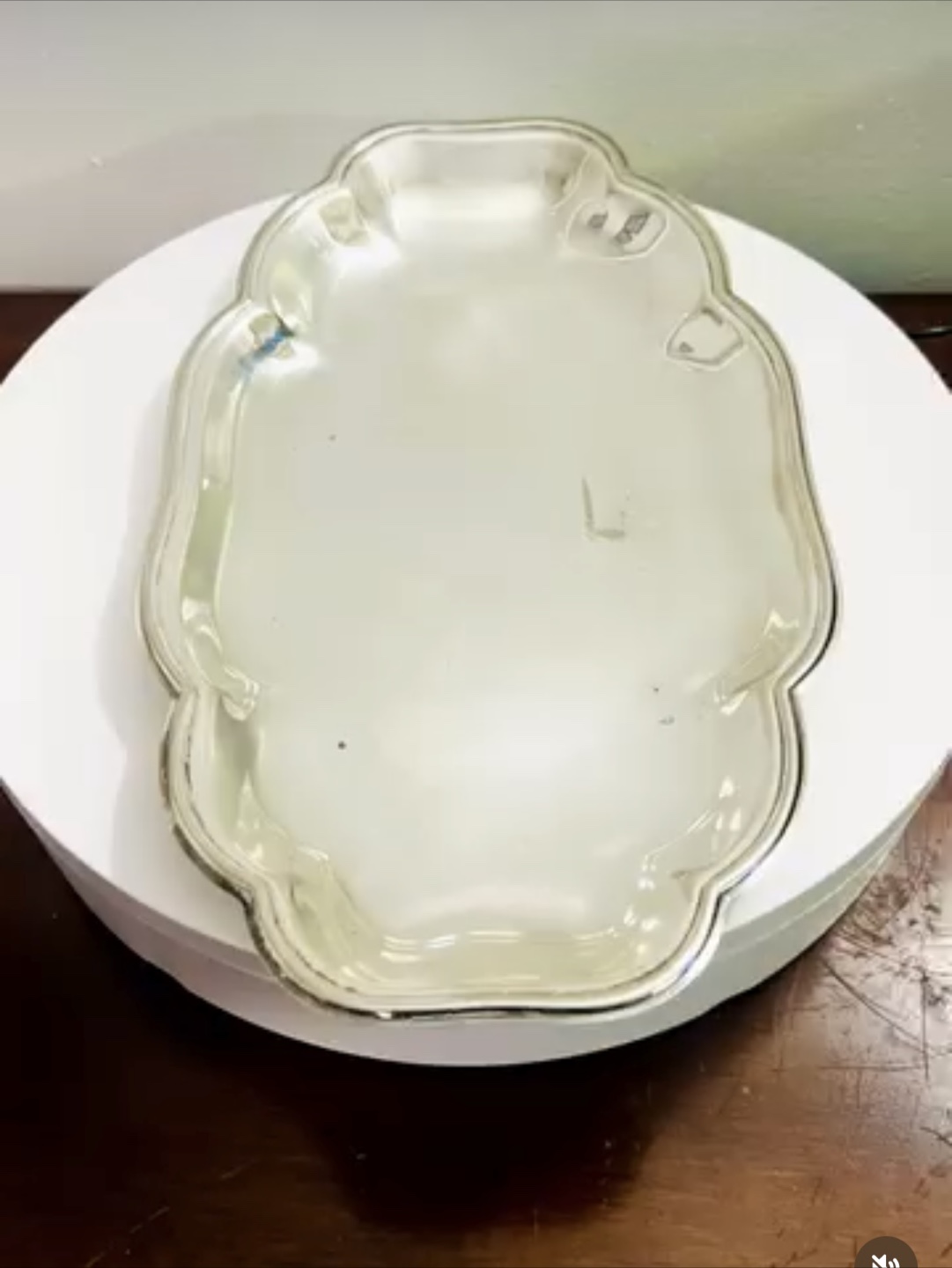Silver Plated Serving Tray - photo 2