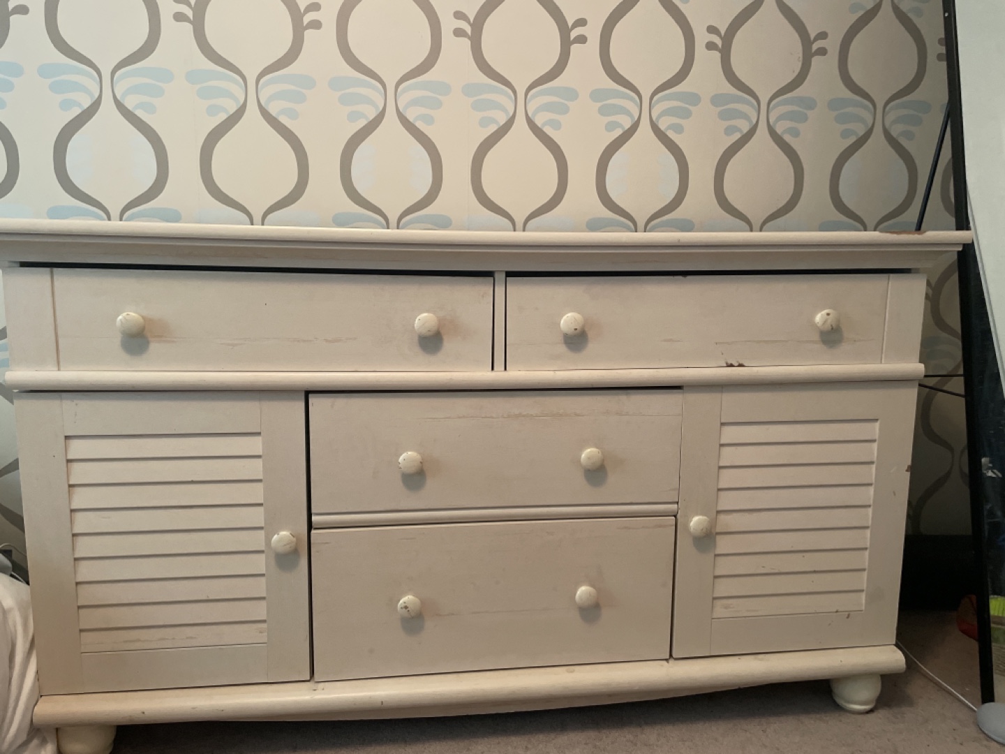 #freecycle White Wooden Dresser