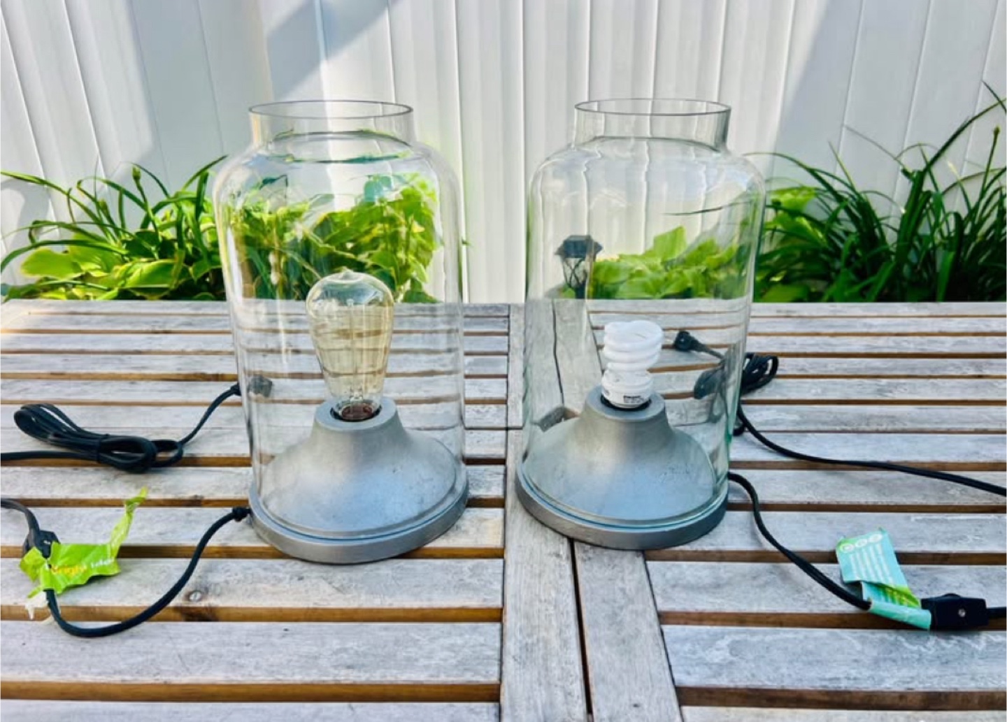 Glass Jar Table Lamps
