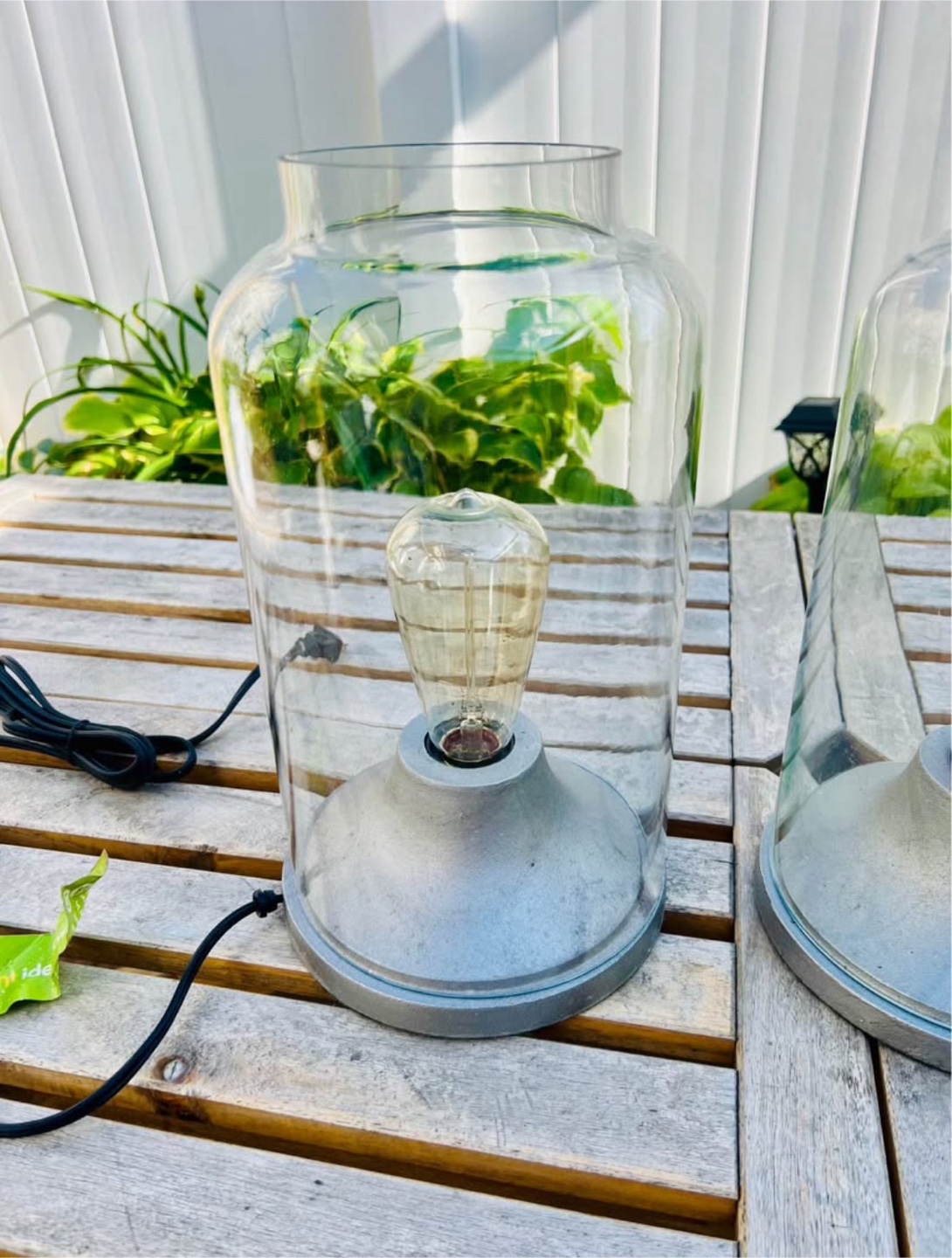 Glass Jar Table Lamps - photo 2