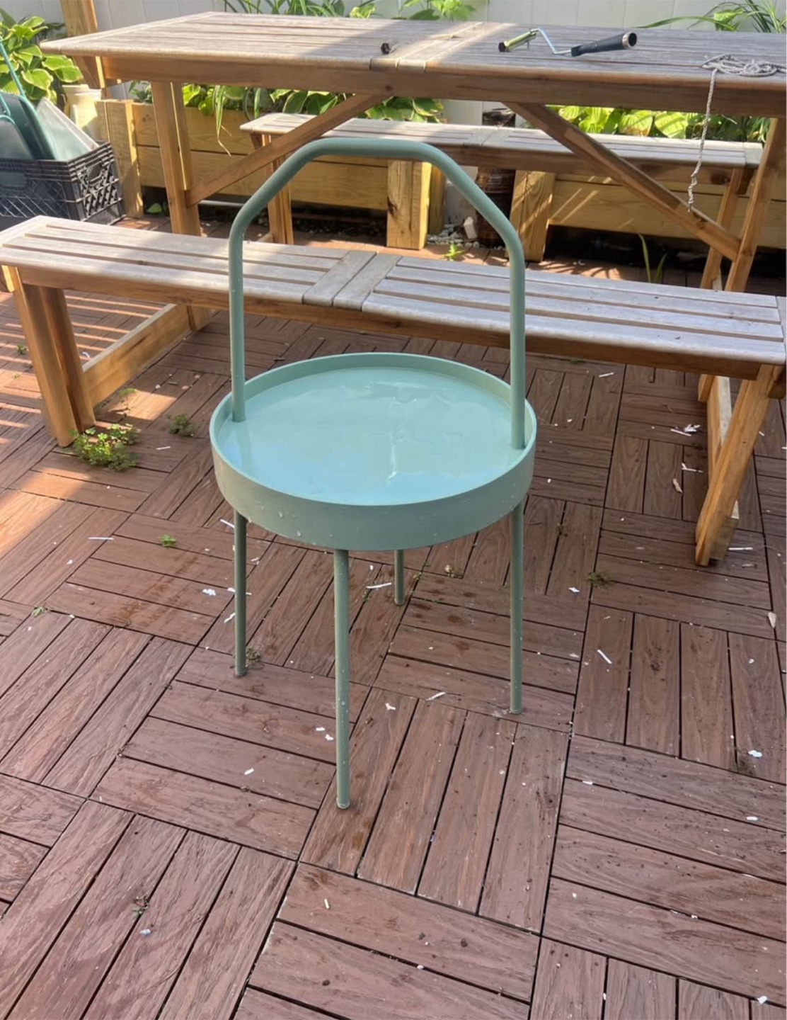 IKEA BEKVÄM Kitchen Cart, Light Green