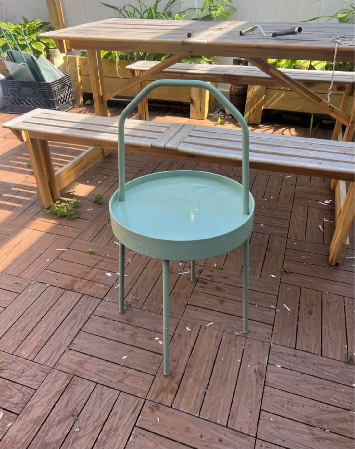 IKEA BEKVÄM Kitchen Cart, Light Green - photo 2