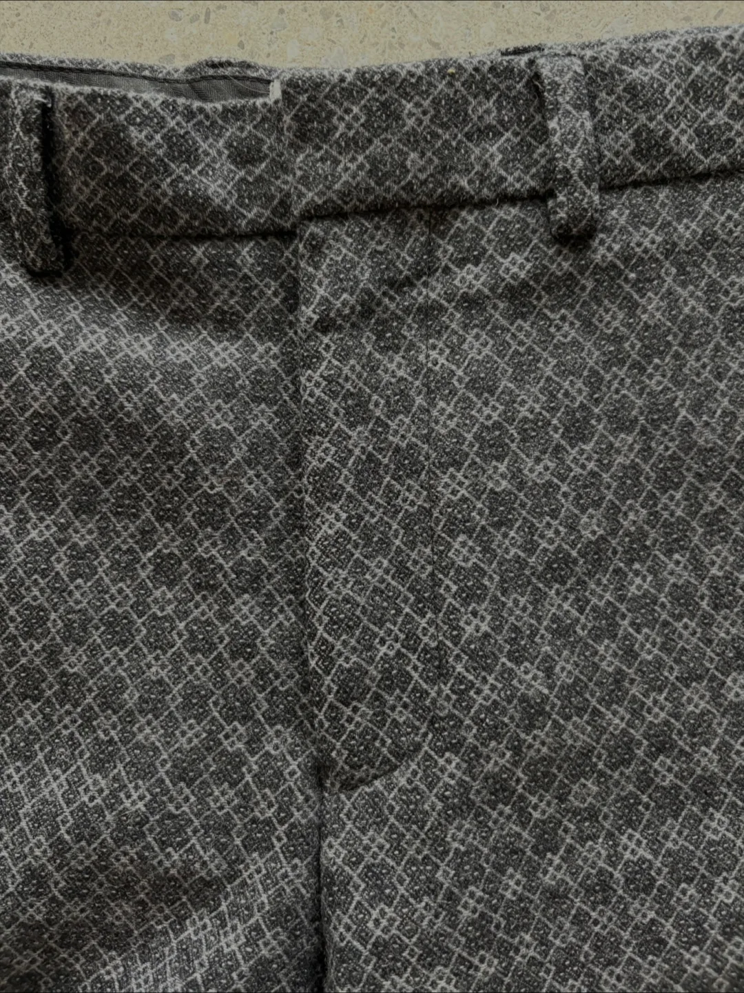 Topman Wool Blend Gray Dress Pants - Size 32 image indicator(3)