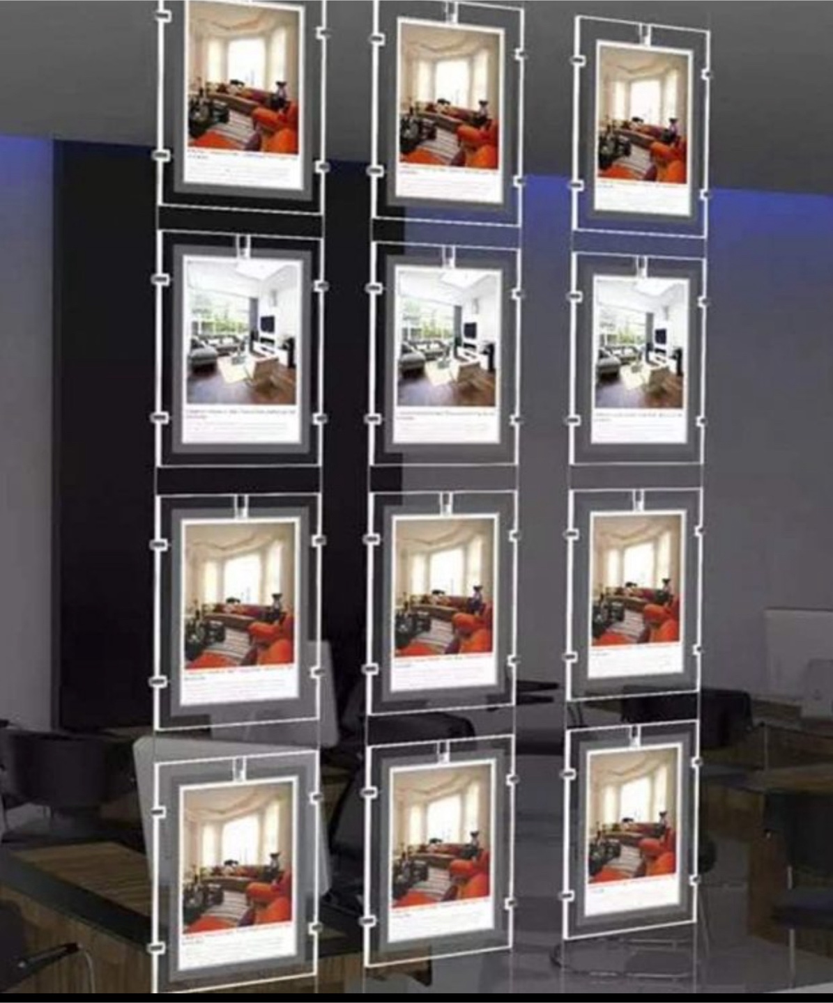 11x17" LED Light Pocket Display