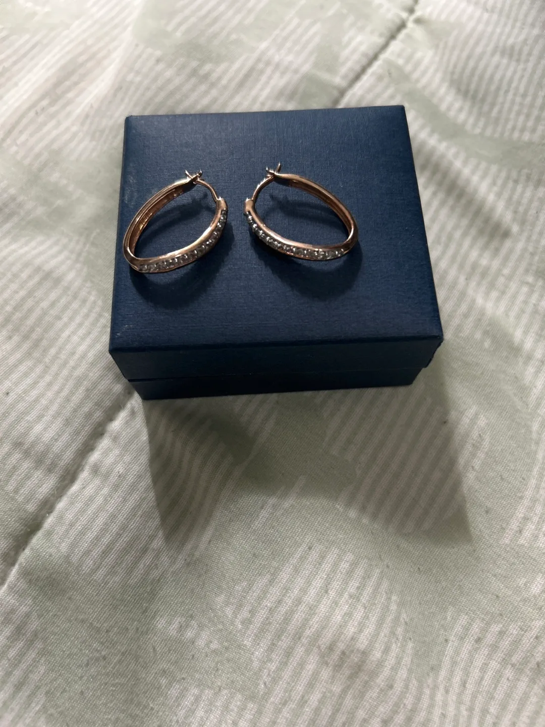 Rose Gold Tone Earrings image indicator(3)