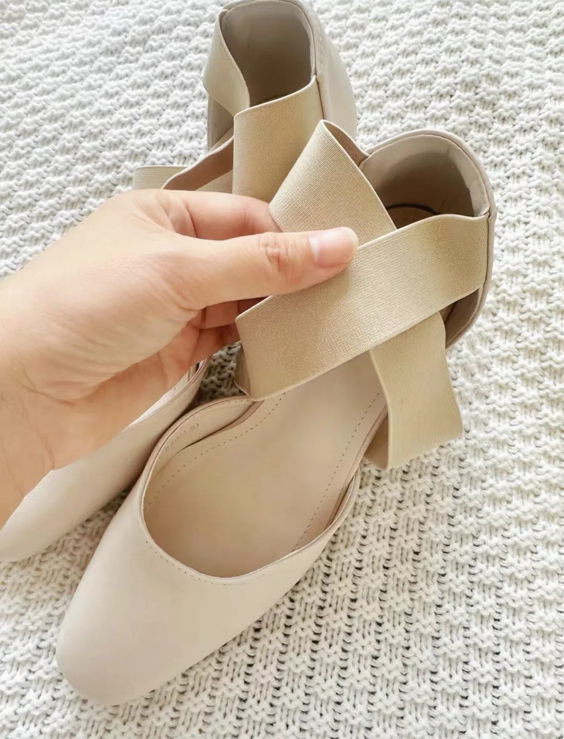 Lambskin Beige Heels - Size 6 image indicator(2)