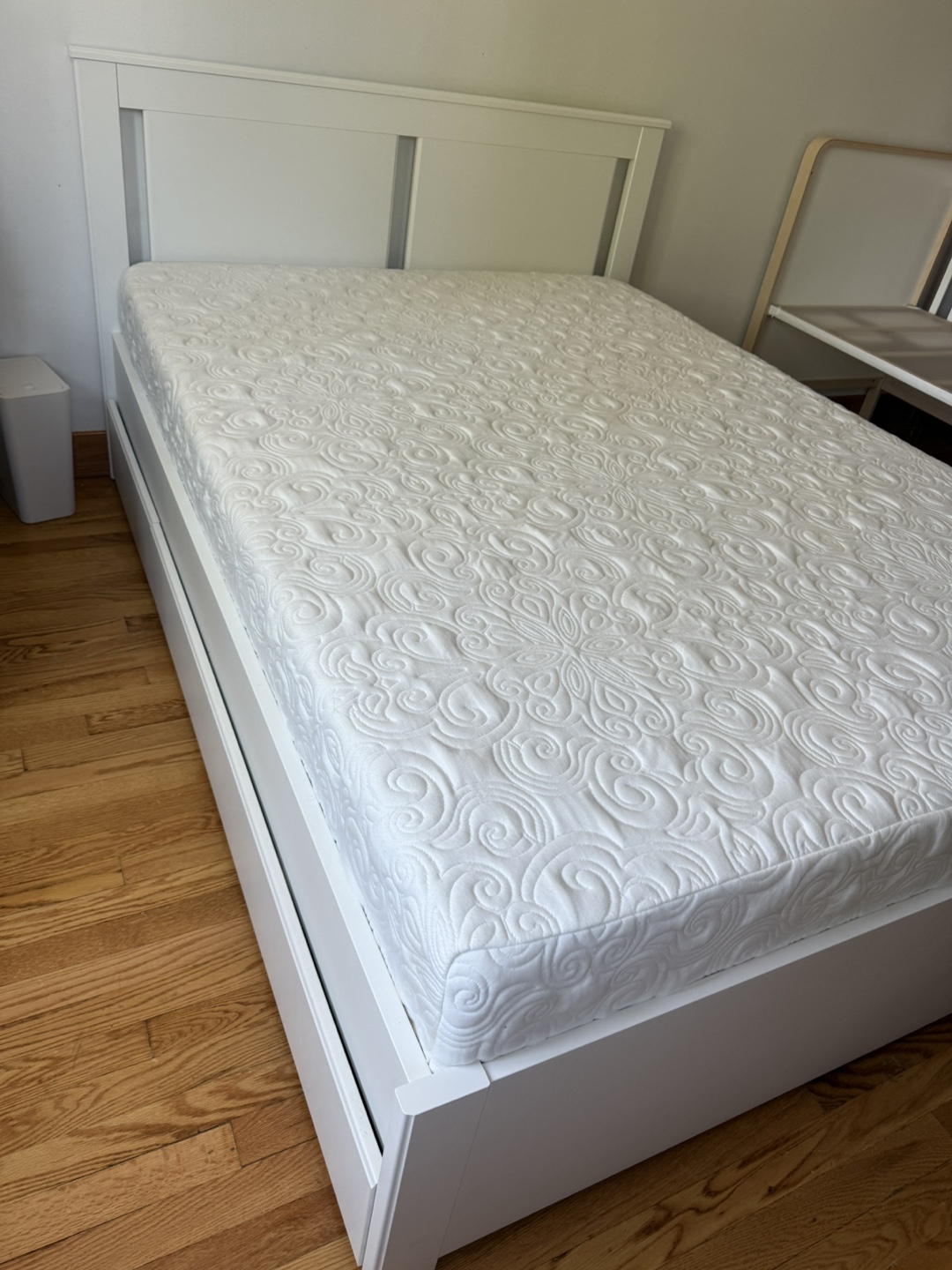 IKEA Brimnes White Bed Frame with Storage Full/ Double