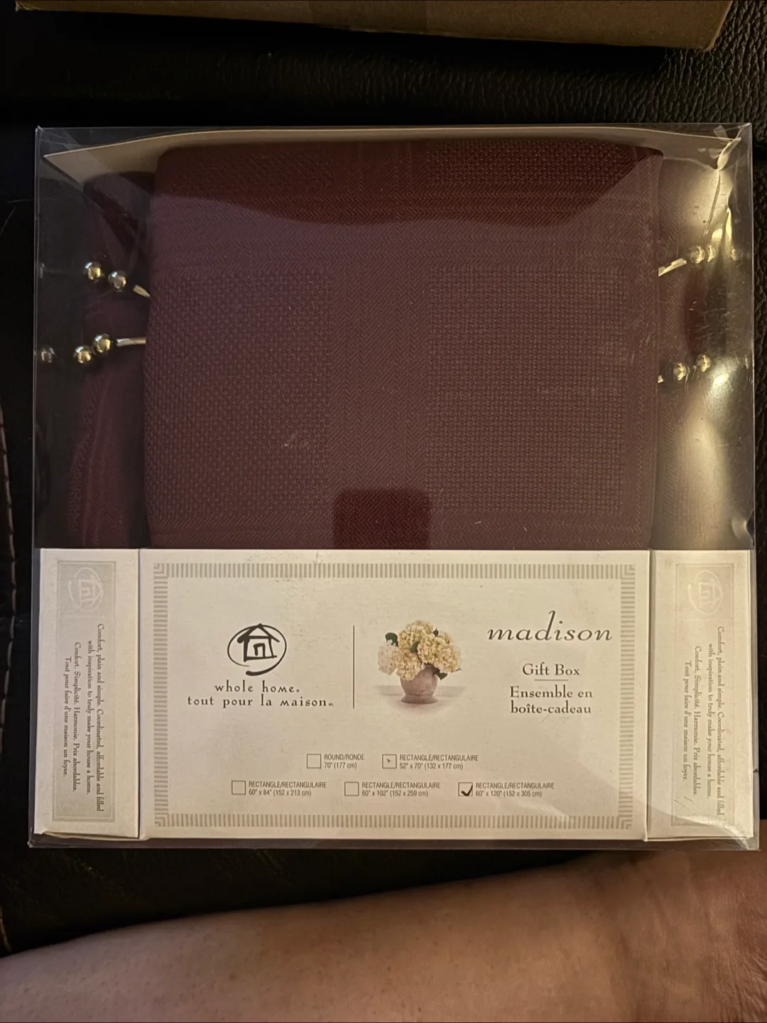 Madison Gift Box Tablecloth Set 60"x120" thumbnail
