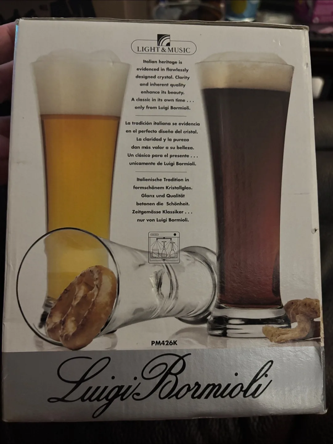 Luigi Bormioli Michelangelo Masterpiece by Pilsner Glasses image indicator(2)