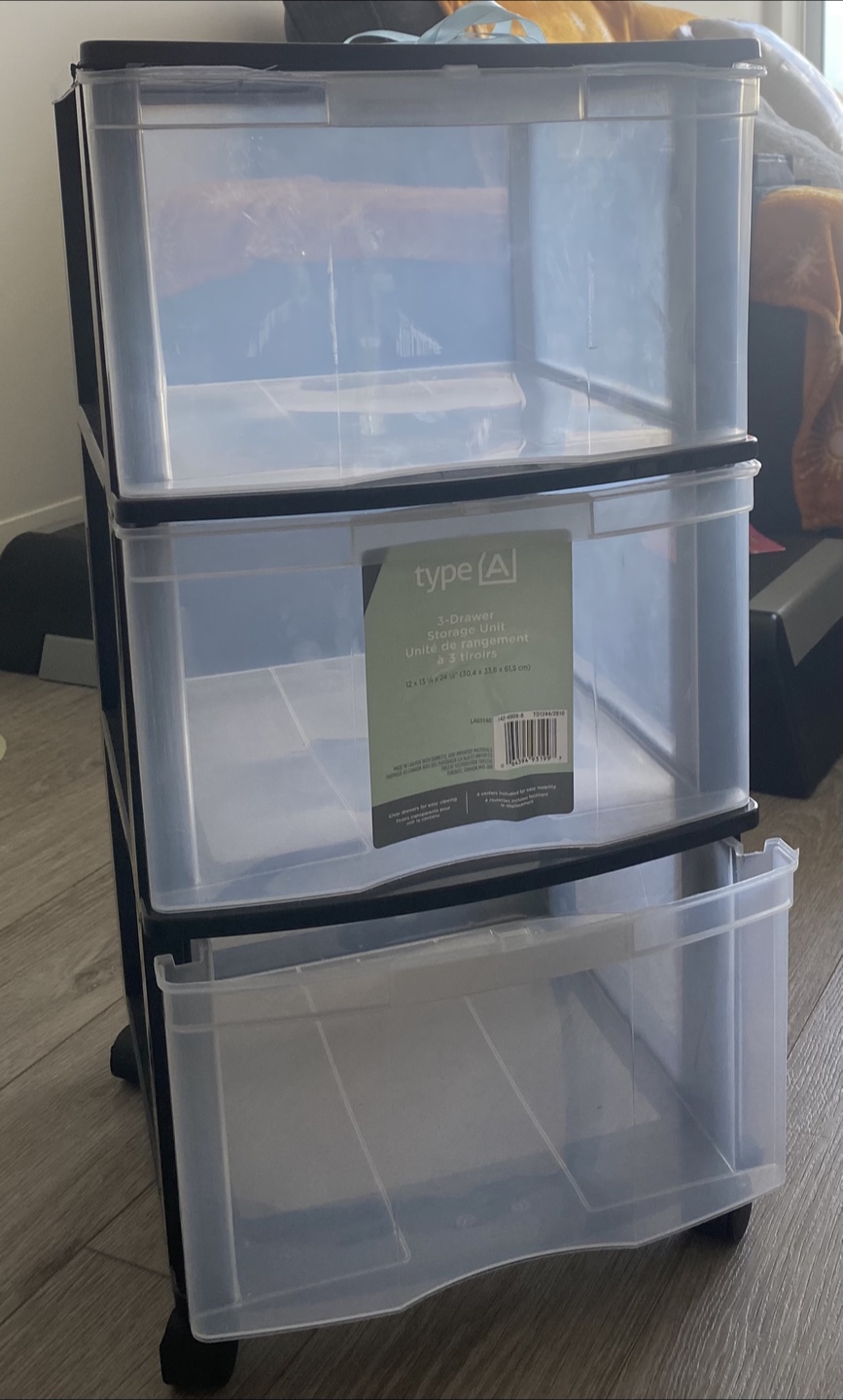 Type A 3-Drawer Storage Unit - photo 2