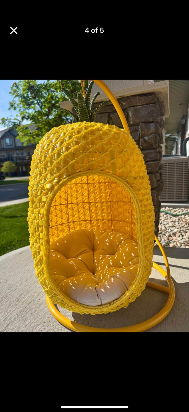 Pineapple Pet Bed - Yellow - photo 2