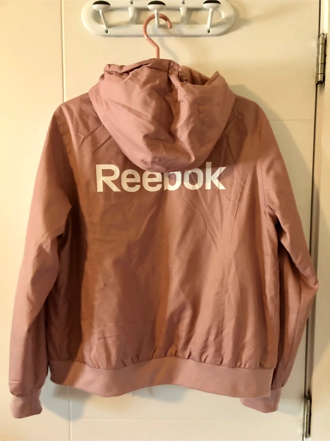 Reebok Pink Windbreaker Jacket New thumbnail