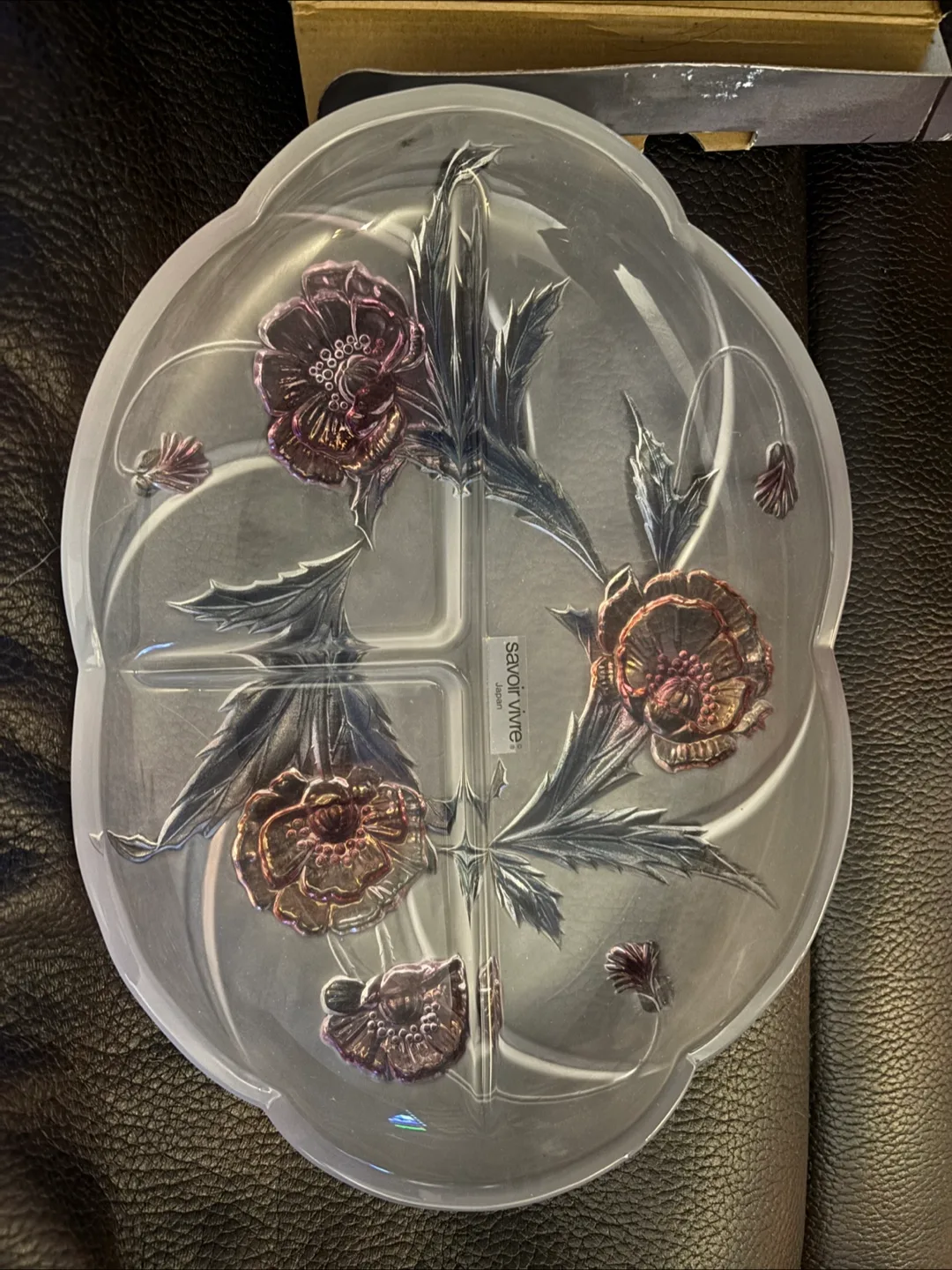 Savoir Vivre 12" Divided Relish Dish image indicator(4)